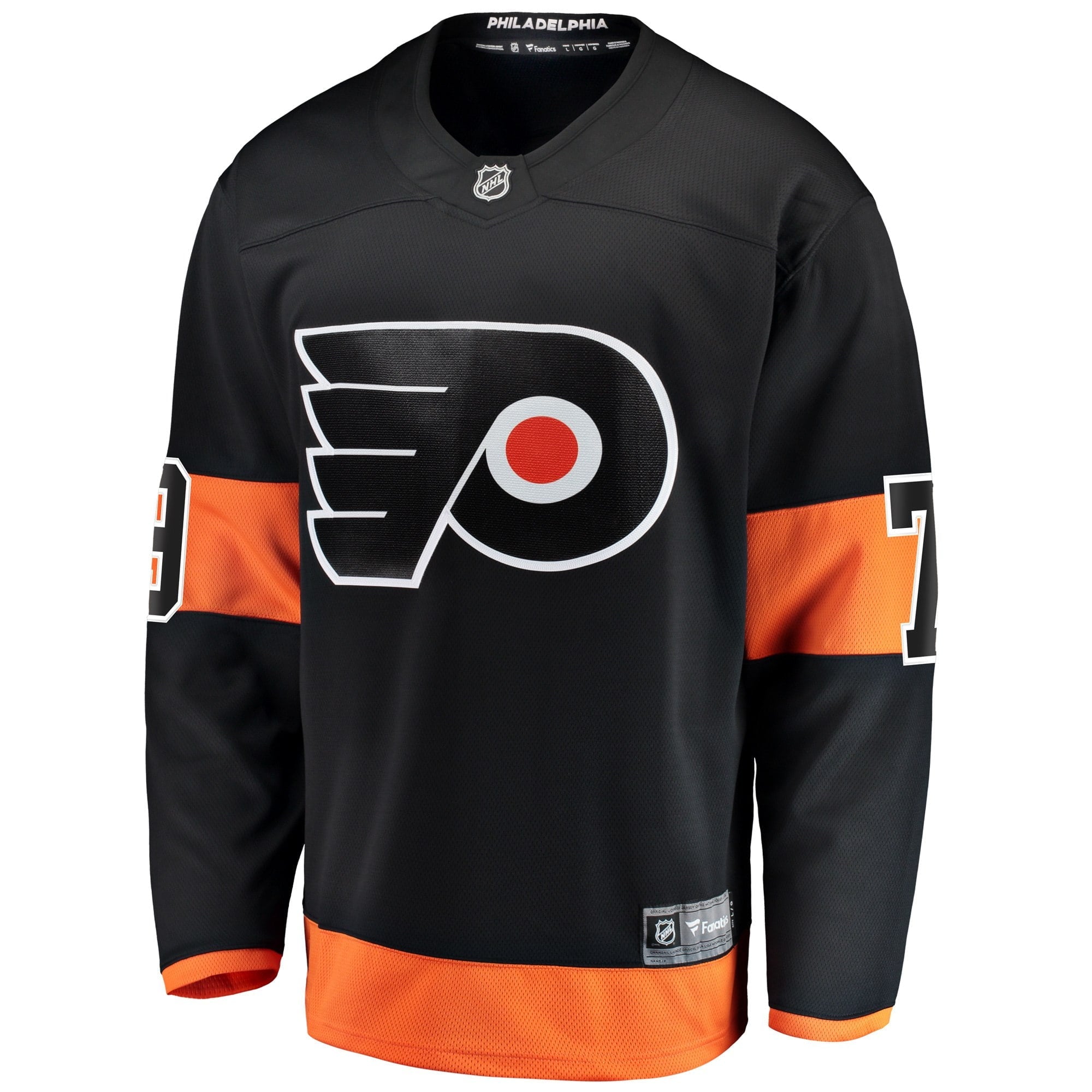 Men's Fanatics Branded Carter Hart Black Philadelphia Flyers Alternate Premier Breakaway Player Jersey - vstockx