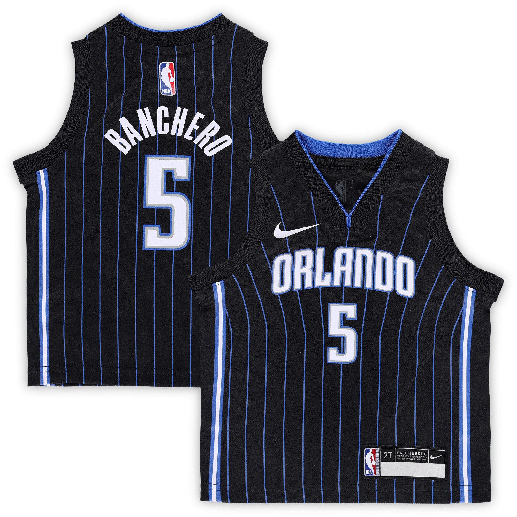 Paolo Banchero Orlando Magic Nike Toddler Swingman Player Jersey - Icon Edition - Black - vstockx