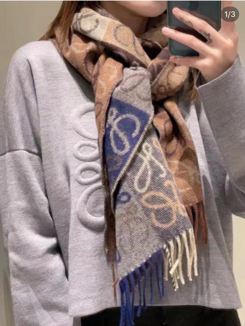 Streetwear Scarf Loewe 328731 SIZE:40x200cm - vstockx