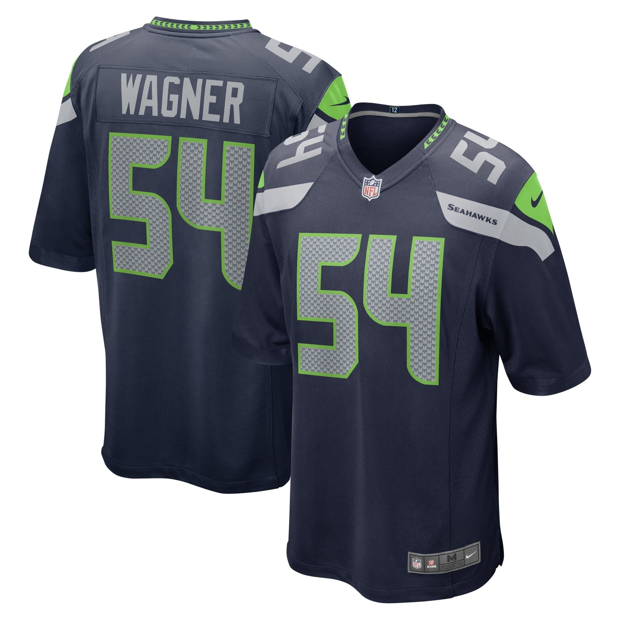Men's Nike Bobby Wagner College Navy Seattle Seahawks Game Jersey - vstockx