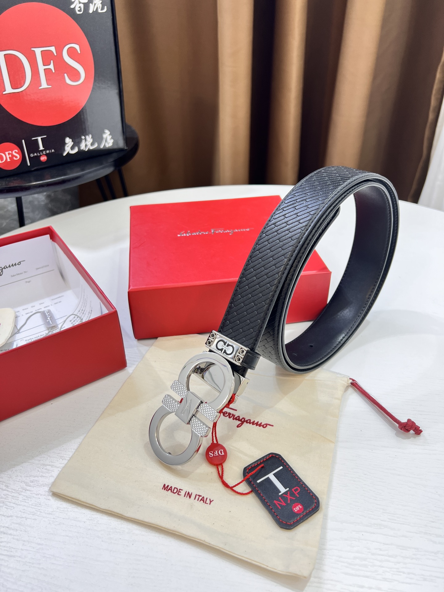 Streetwear Belt Ferragamo 319797 size:3.5cm - vstockx