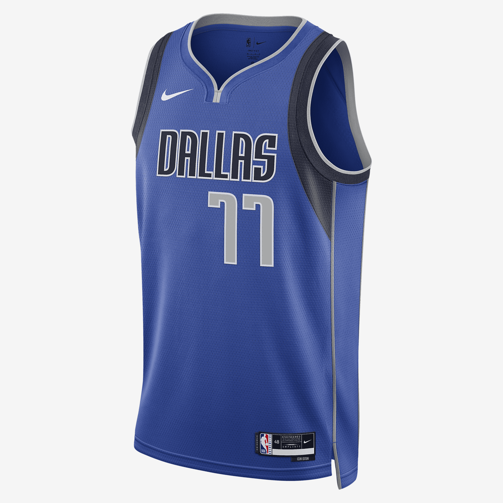 Dallas Mavericks Icon Edition 2022/23 Nike Dri-FIT NBA Swingman Jersey - Game Royal - vstockx