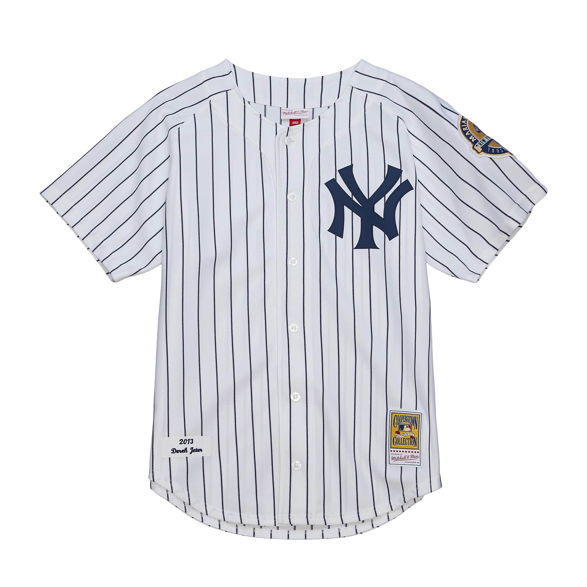 Authentic Derek Jeter New York Yankees Home 2013 Jersey - vstockx