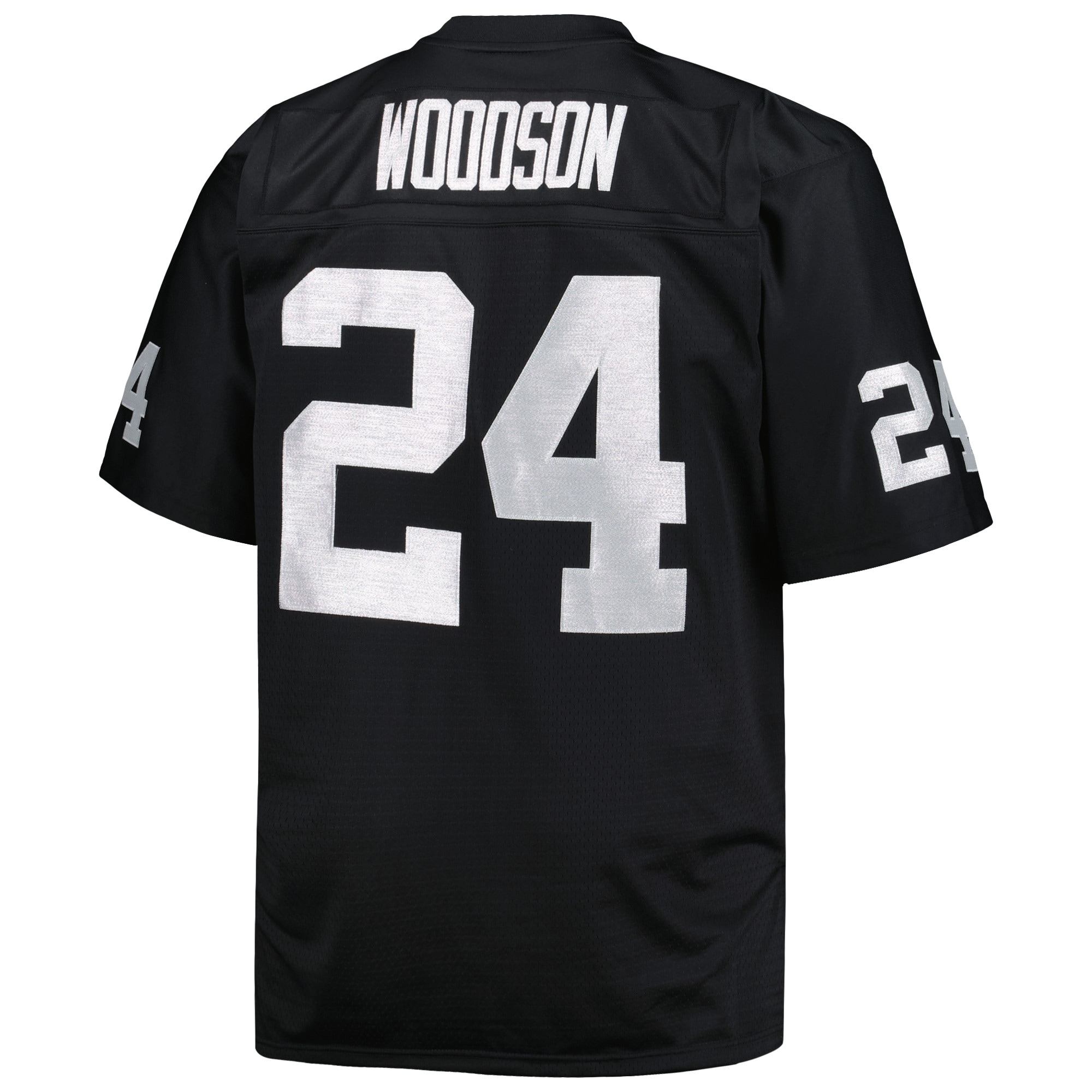 Charles Woodson Las Vegas Raiders Mitchell & Ness Big & Tall 1998 Retired Player Replica Jersey - Black - vstockx
