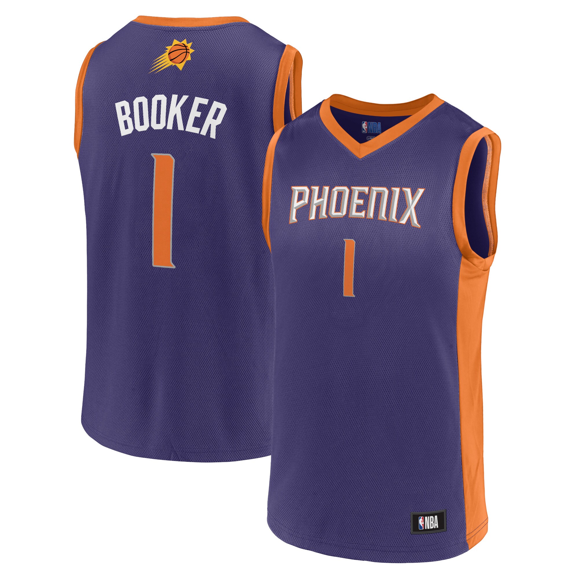 Men's Devin Booker Purple Phoenix Suns Player Jersey - vstockx