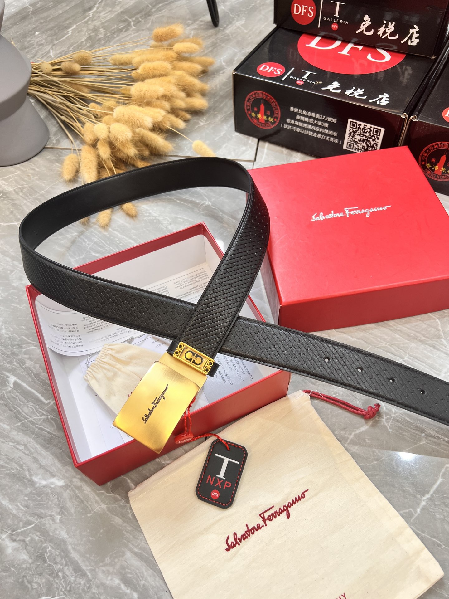 Streetwear Belt Ferragamo 319912 size:3.5cm - vstockx