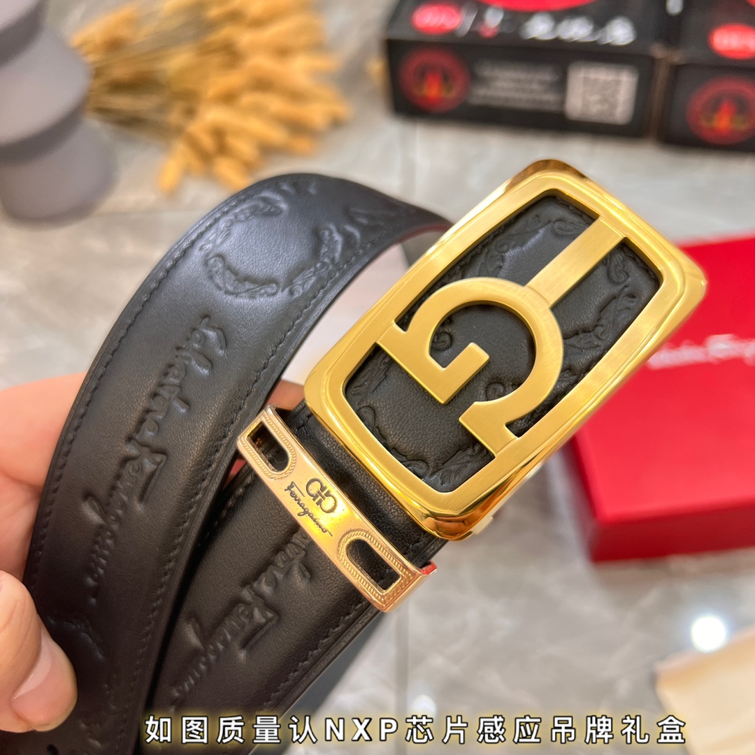 Streetwear Belt Ferragamo 320064 size:3.5cm - vstockx