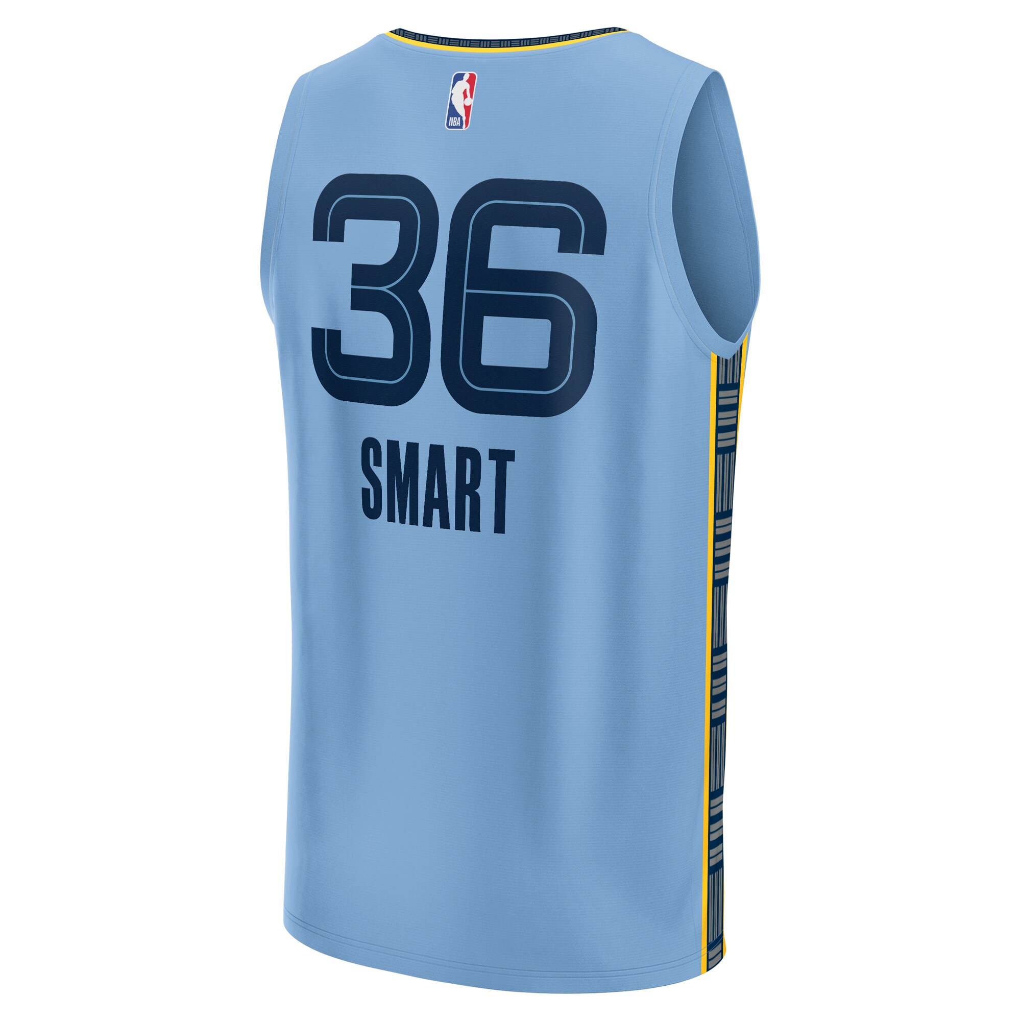 Marcus Smart Memphis Grizzlies Fanatics Branded Fast Break Player Jersey - Statement Edition - Light Blue - vstockx