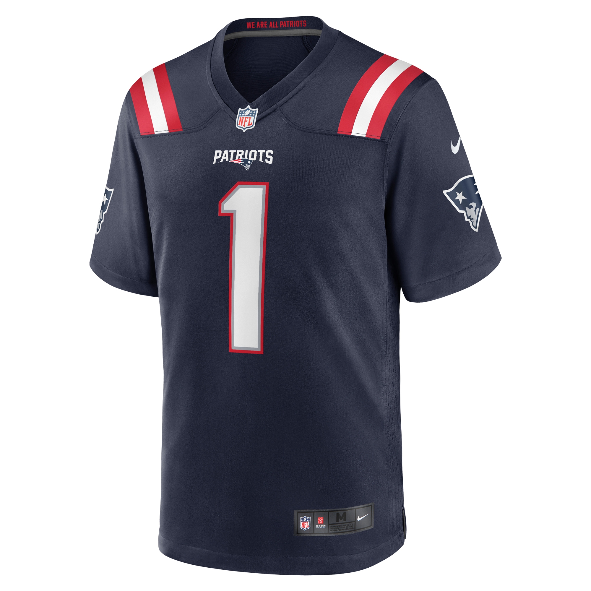 Number 1 Dad New England Patriots Nike Game Jersey - Navy - vstockx
