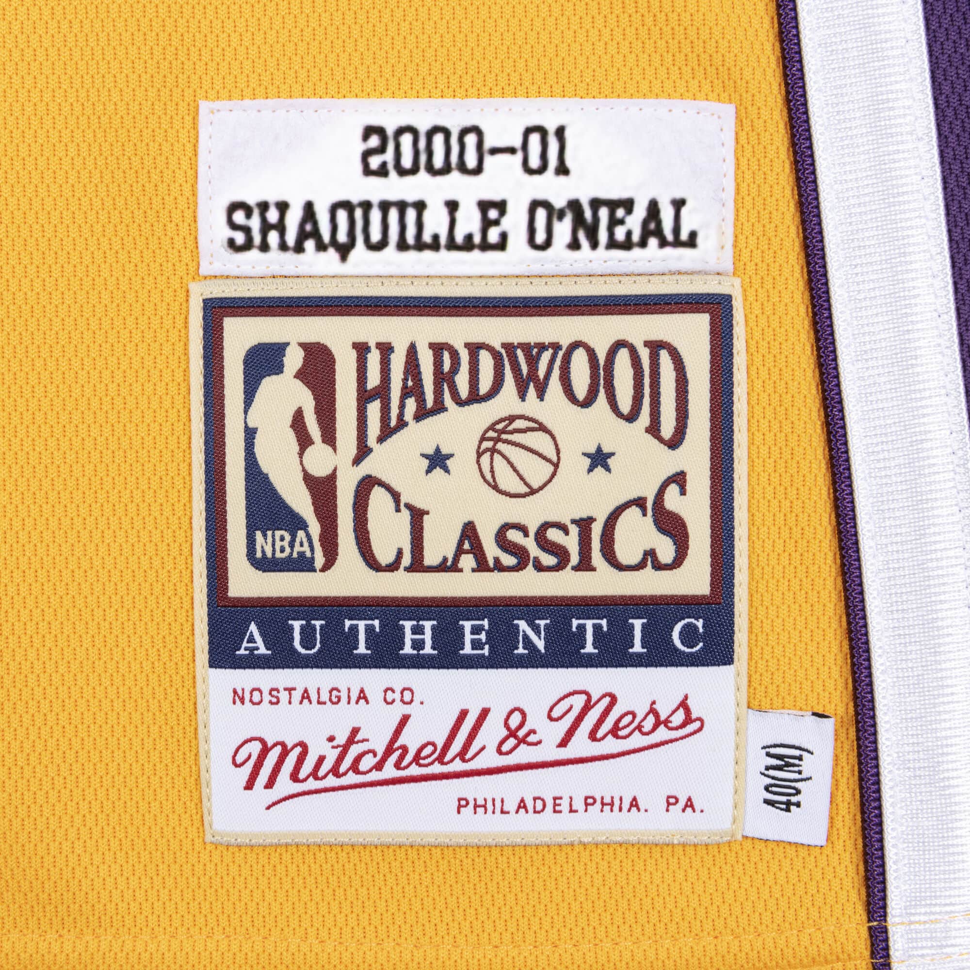 Authentic Shaquille O'Neal Los Angeles Lakers 2000-01 Jersey - vstockx