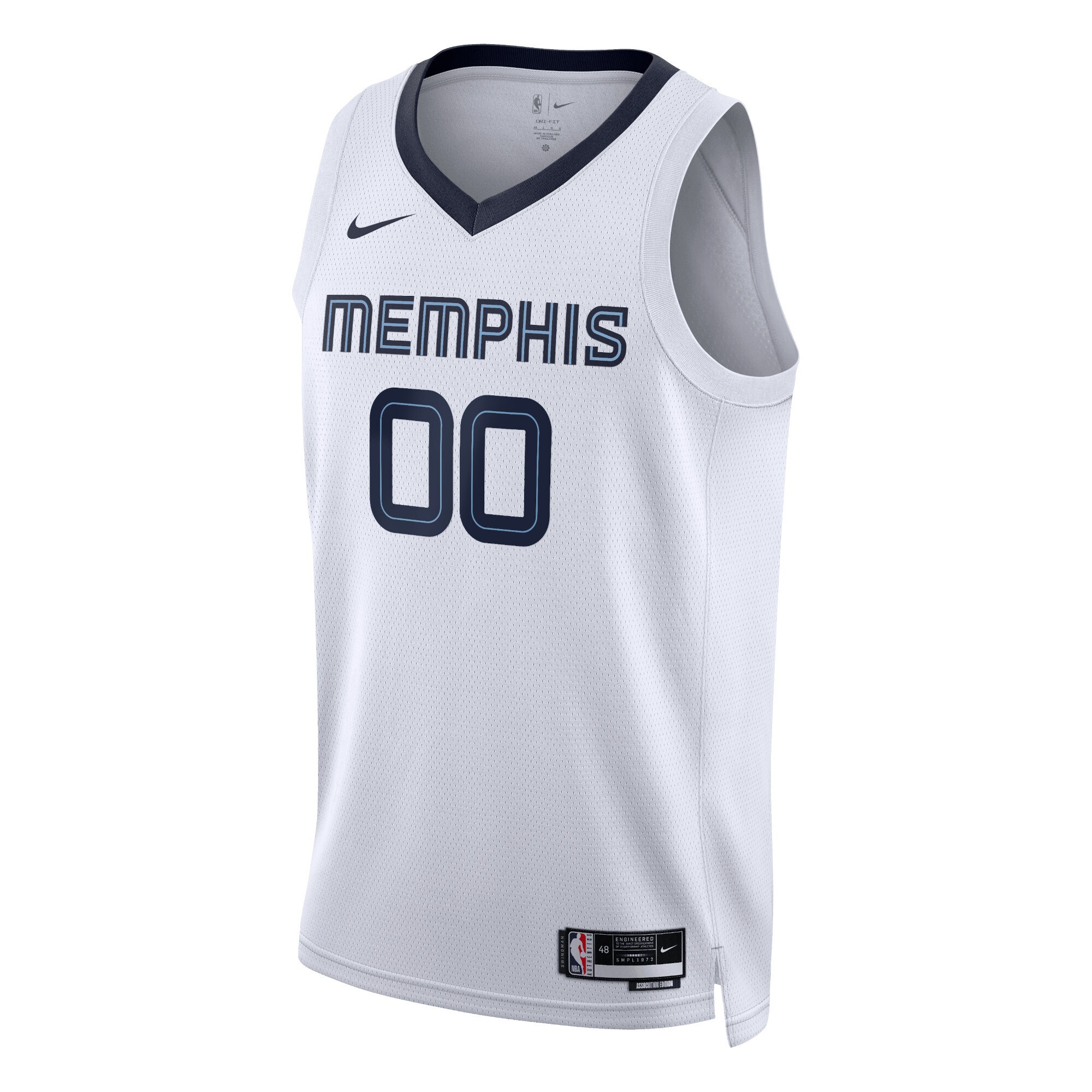 Memphis Grizzlies Nike Unisex Swingman Custom Jersey White - Icon Edition - vstockx