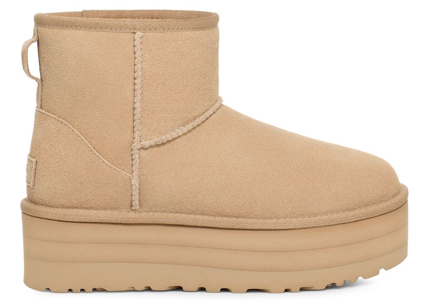 UGG Classic Mini Platform Boot Mustard Seed (Women's) - vstockx