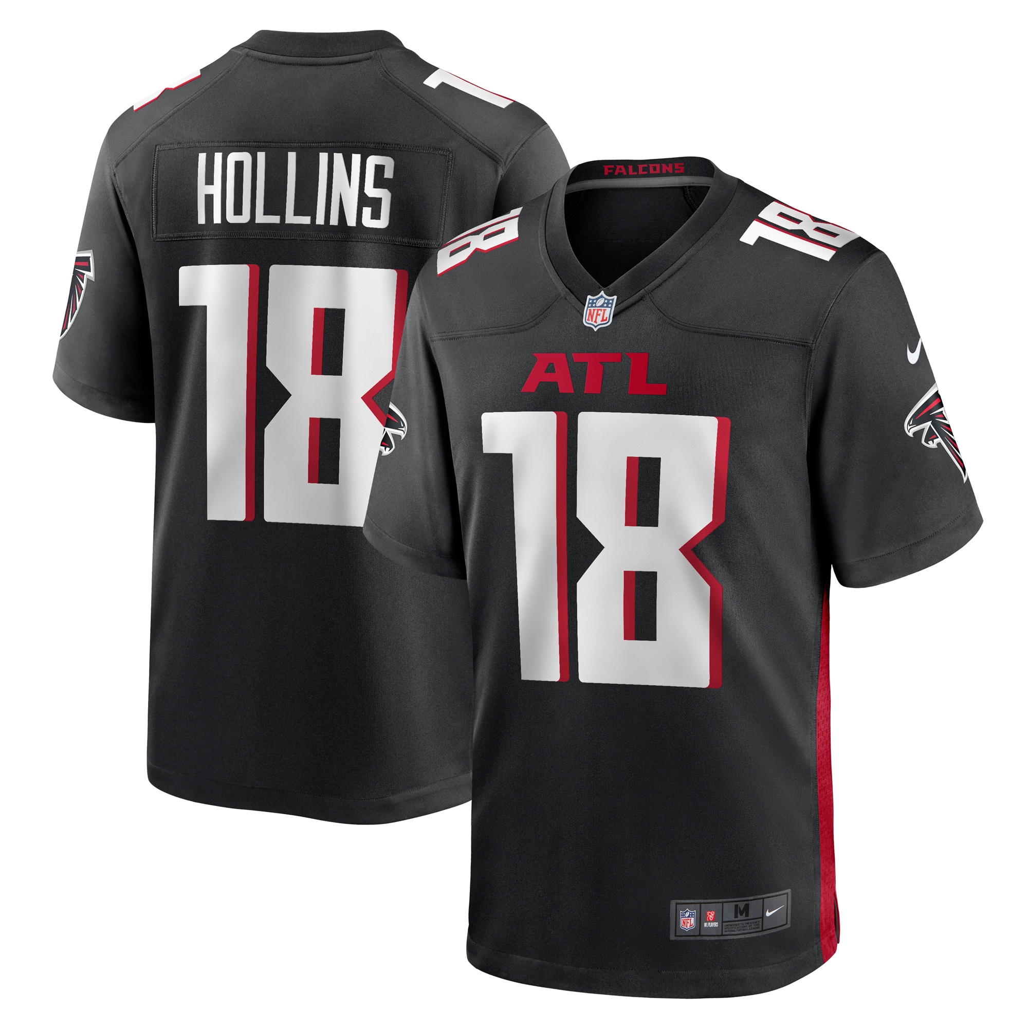 Mack Hollins Atlanta Falcons Nike Game Player Jersey - Black - vstockx