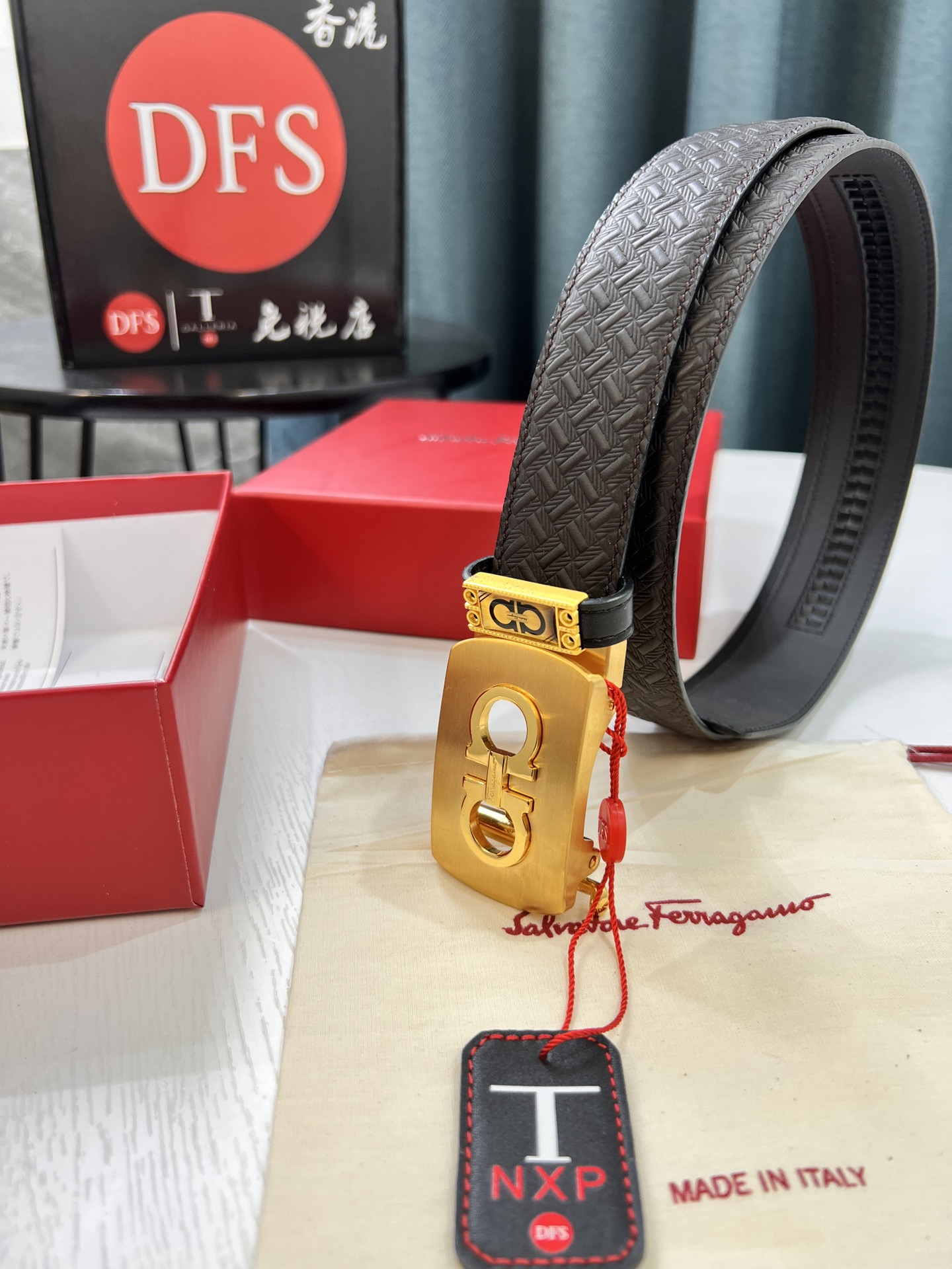 Streetwear Belt Ferragamo 319675 size:3.5cm - vstockx