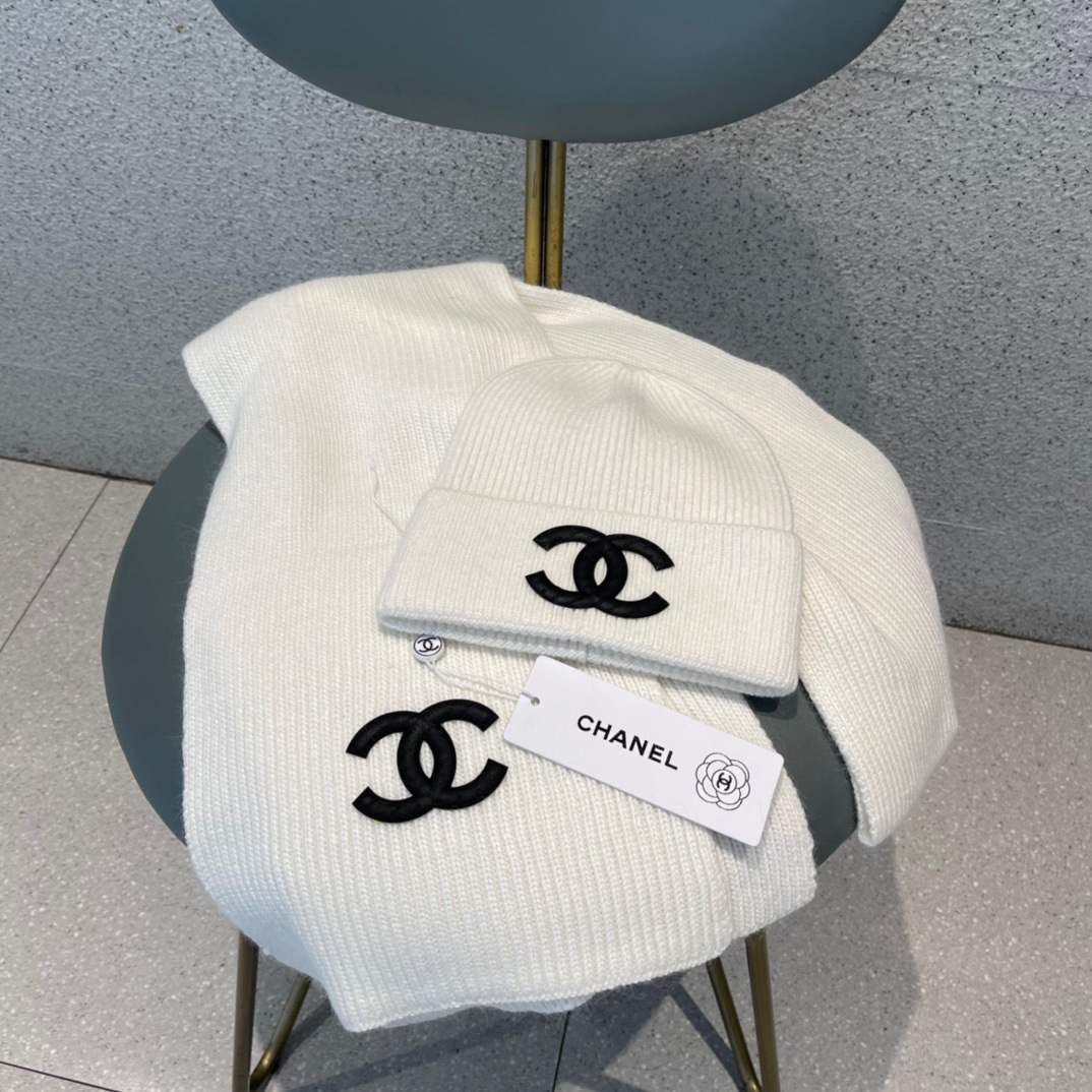 Hat & Scarf Chanel 4 - vstockx
