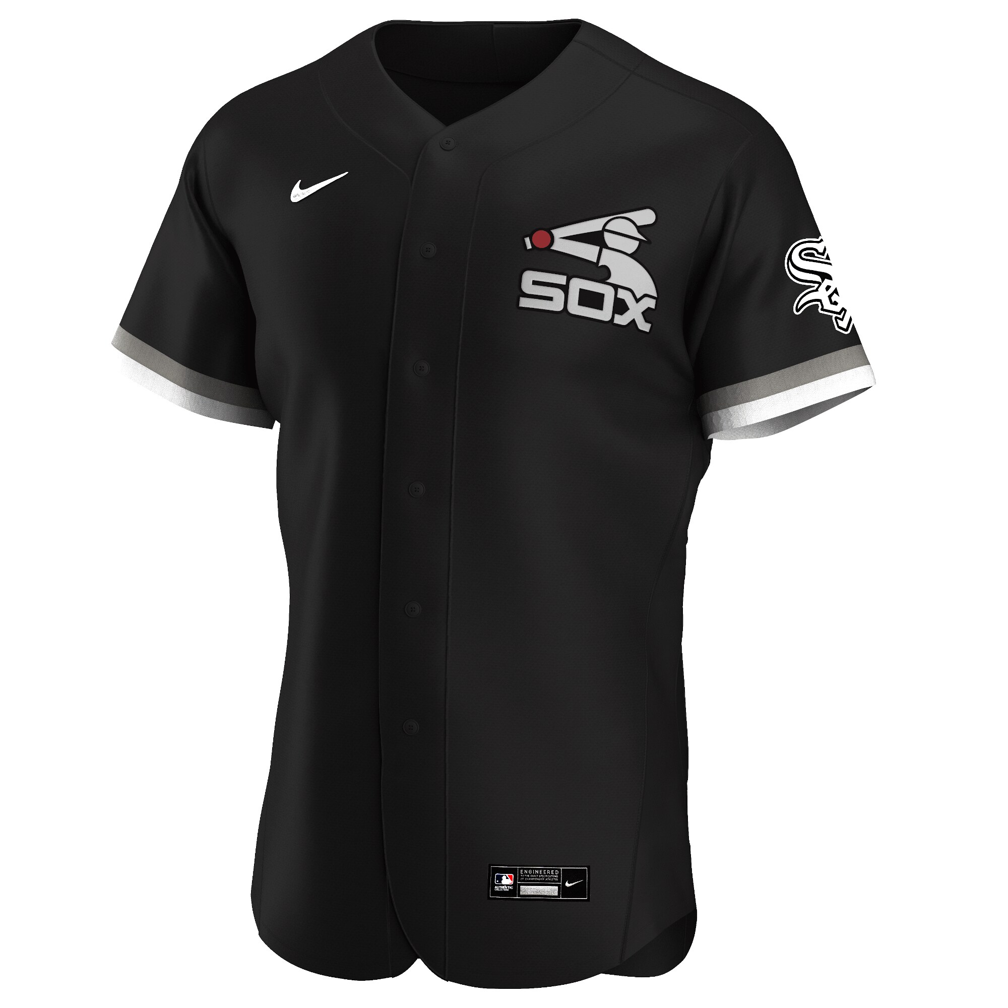 Chicago White Sox Nike Alternate Authentic Team Jersey - Black - vstockx