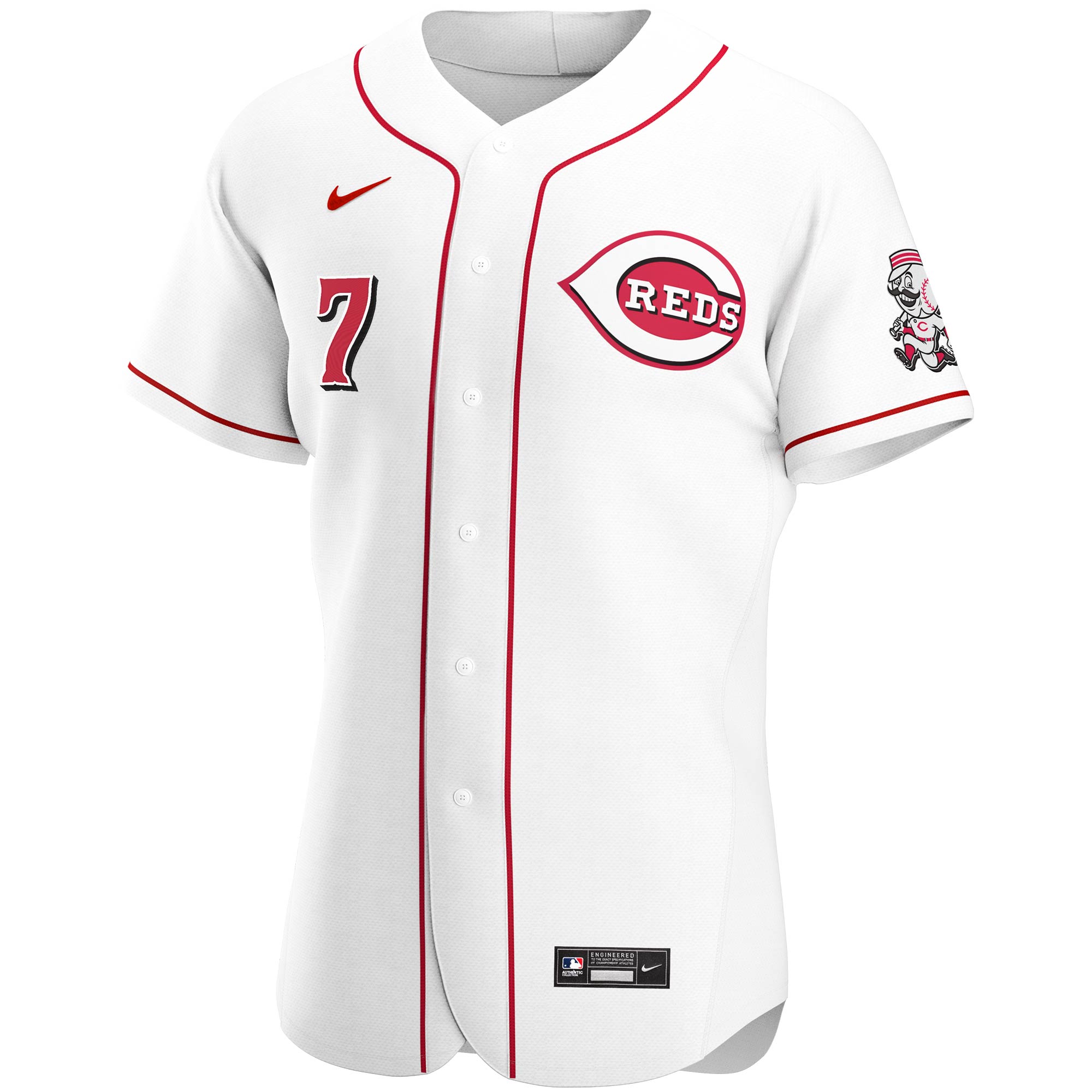Eugenio Suarez Cincinnati Reds Nike Home Authentic Player Jersey - White - vstockx