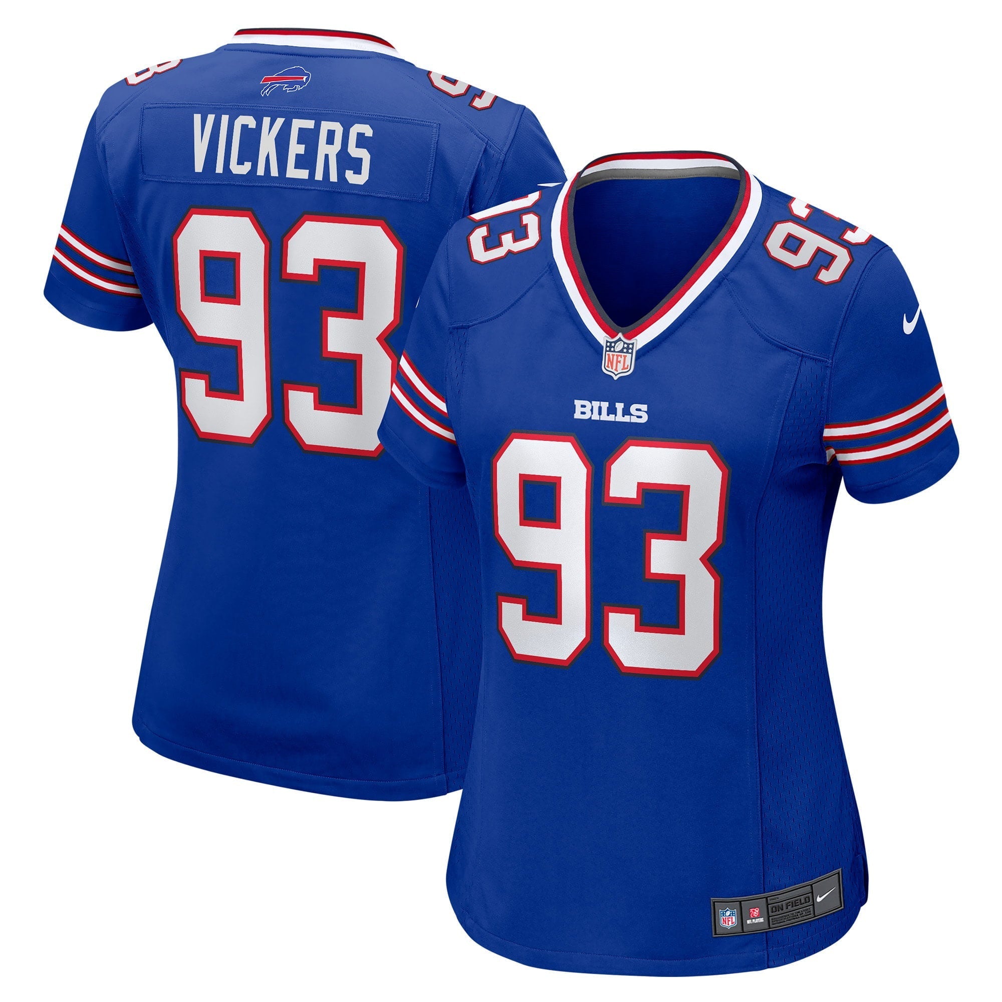 Women's Nike Kendal Vickers Royal Buffalo Bills Home Game Player Jersey - vstockx
