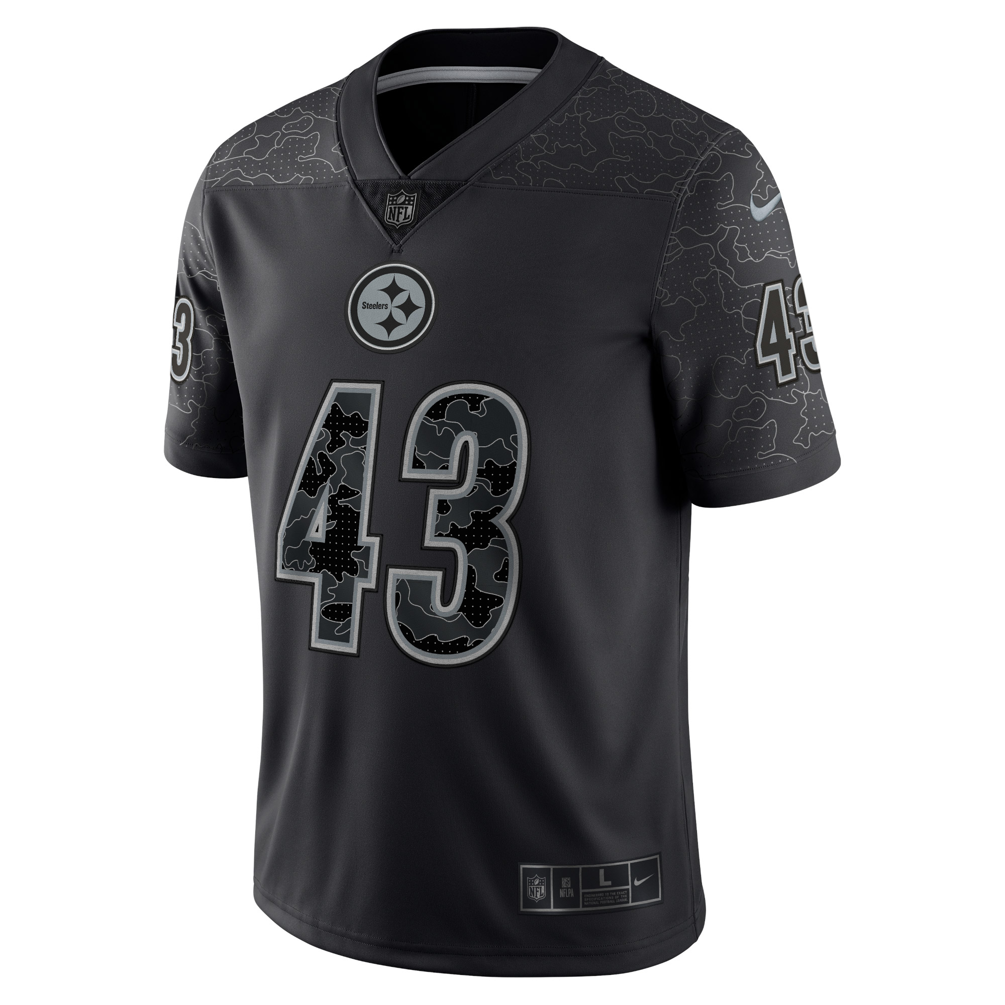 Troy Polamalu Pittsburgh Steelers Nike Retired Player RFLCTV Limited Jersey - Black - vstockx