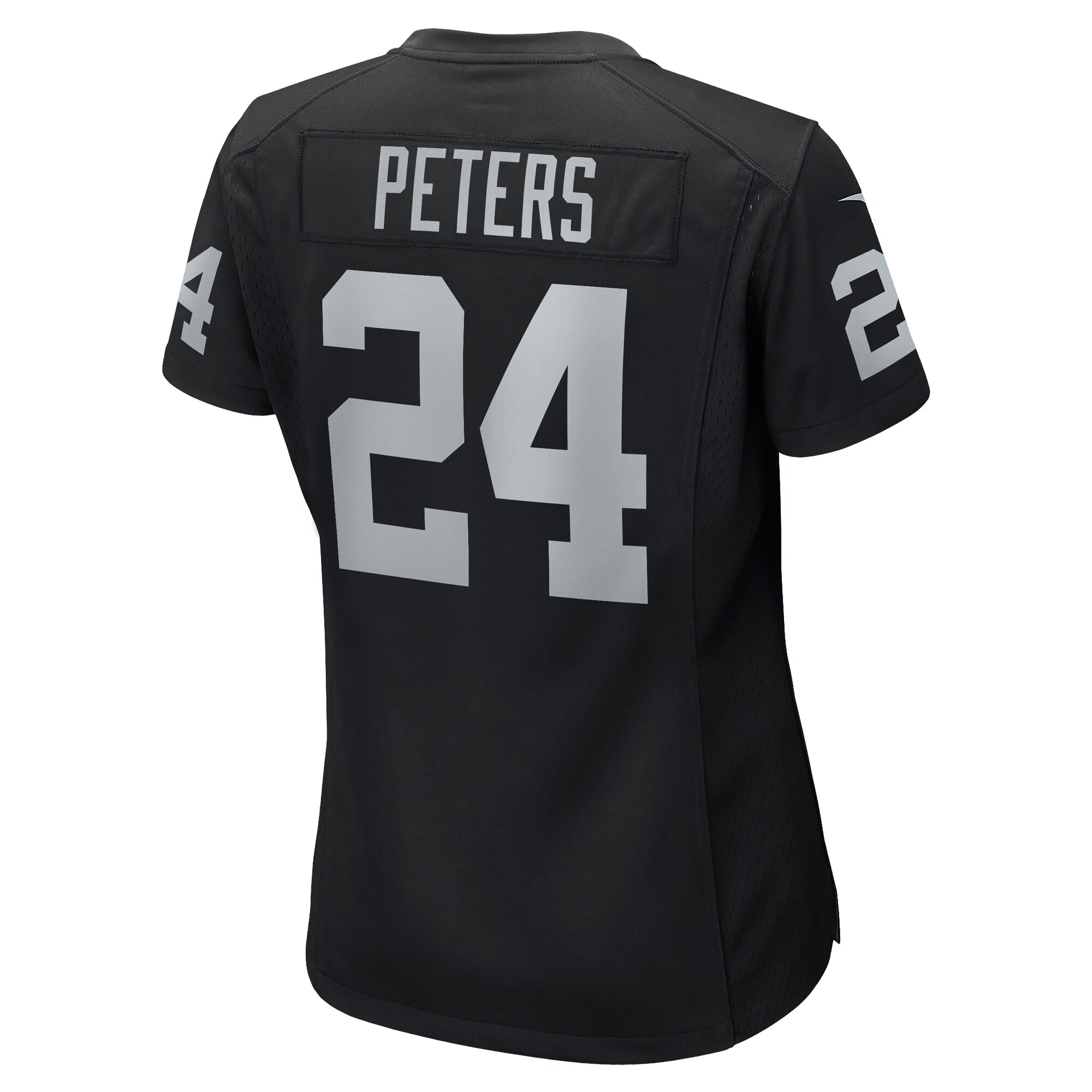 Marcus Peters Las Vegas Raiders Nike Women's Team Game Jersey - Black - vstockx