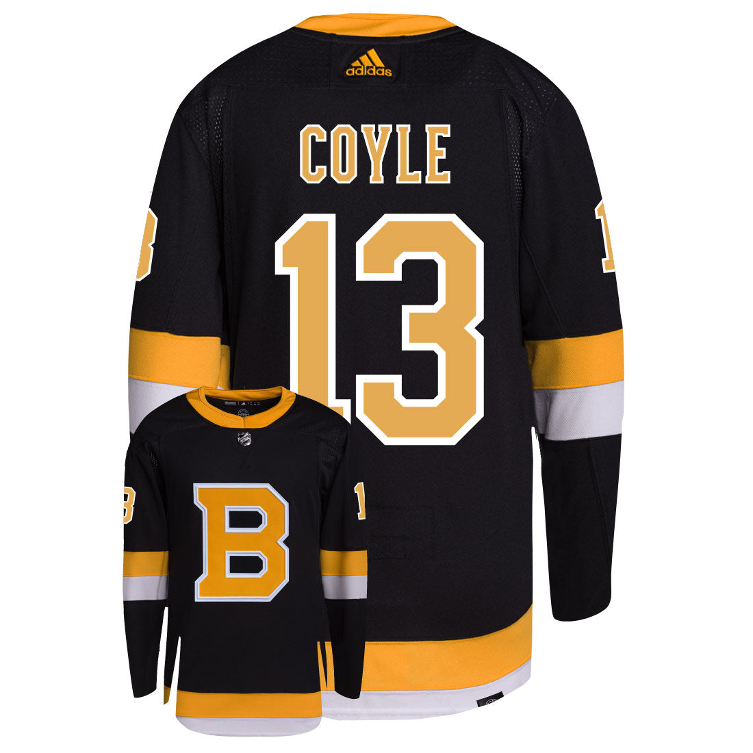 Charlie Coyle Boston Bruins Adidas Primegreen Authentic NHL Hockey Jersey - vstockx