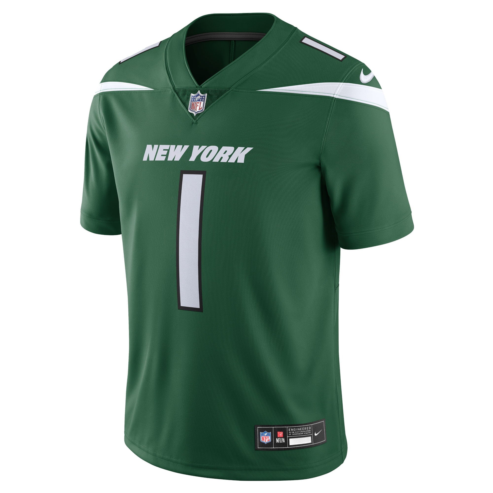 Men's Nike Ahmad Sauce Gardner Gotham Green New York Jets Vapor Untouchable Limited Jersey - vstockx