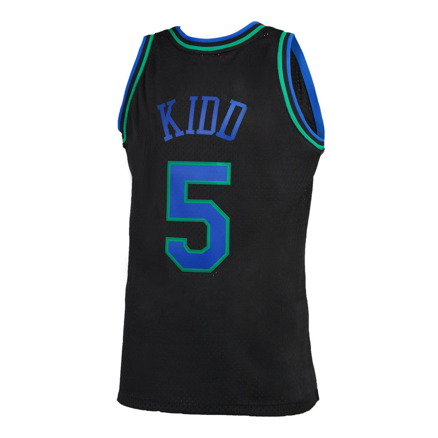 Men's Dallas Mavericks Jason Kidd Mitchell & Ness Black 1994-95 Hardwood Classics Reload 2.0 Swingman Jersey - vstockx