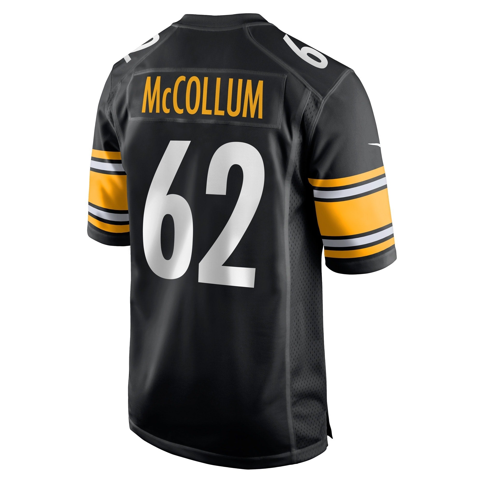 Men's Nike Ryan McCollum Black Pittsburgh Steelers Game Player Jersey - vstockx