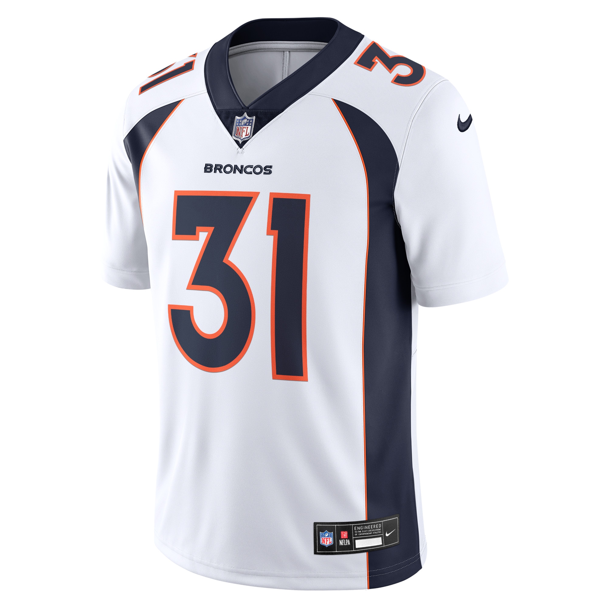 Justin Simmons Denver Broncos Nike Vapor Untouchable Limited Jersey - White - vstockx