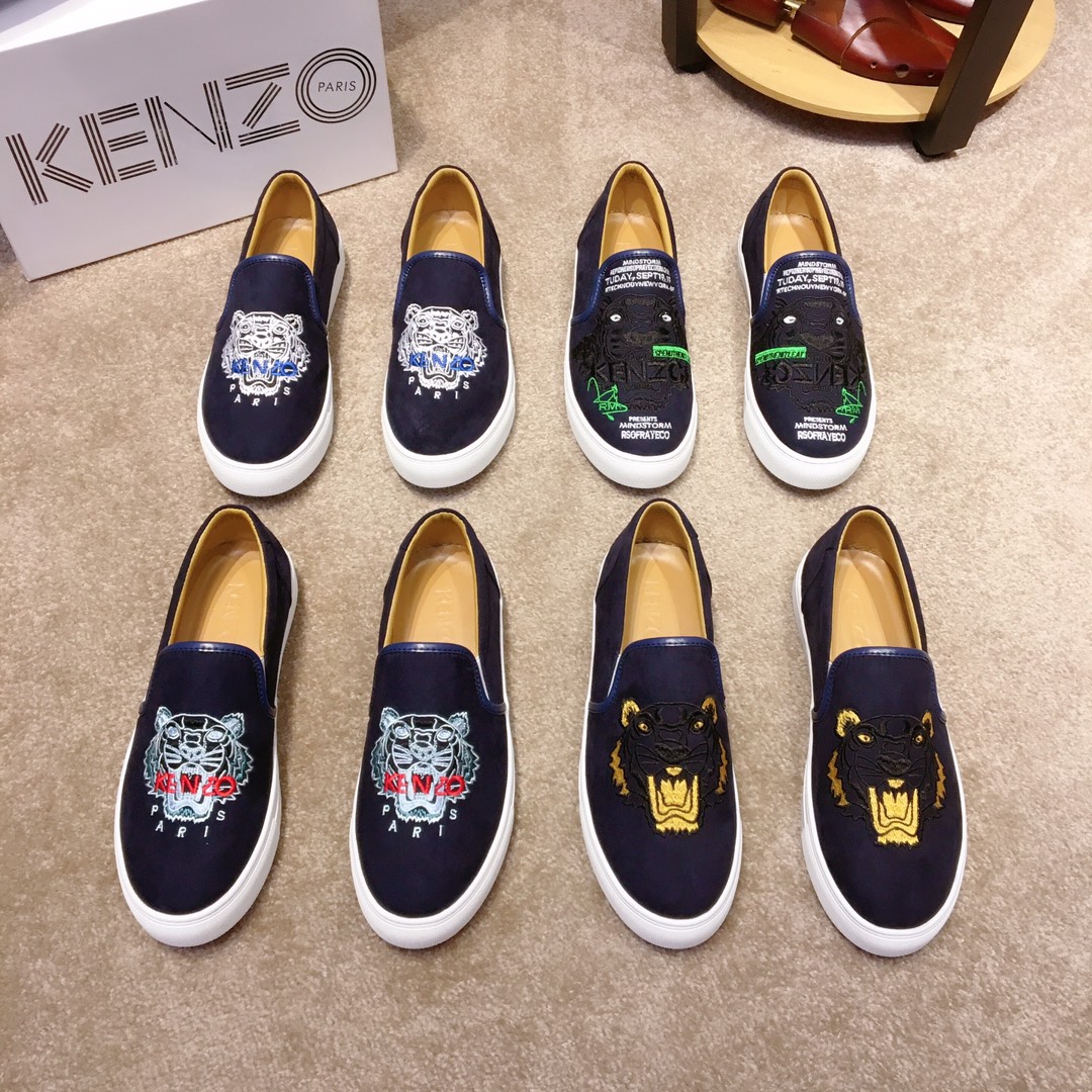 Kenzo K-SKATE Tiger canvas slip-on sneakers 12 - vstockx