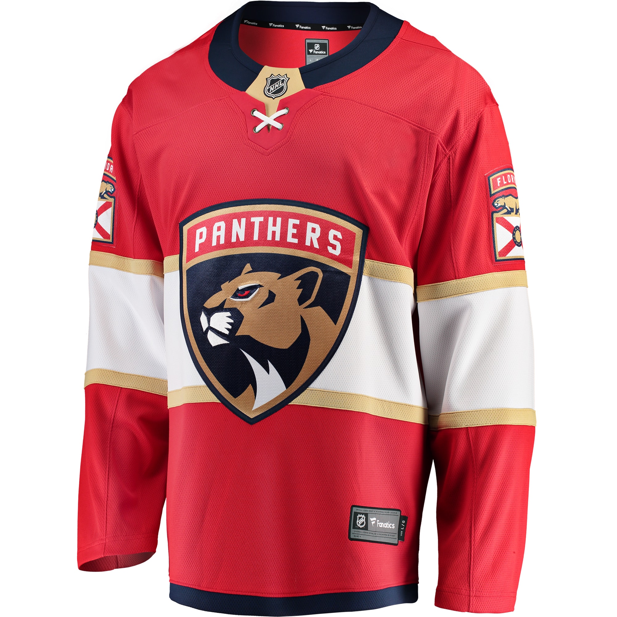 Florida Panthers Fanatics Branded Breakaway Home Jersey - Red - vstockx