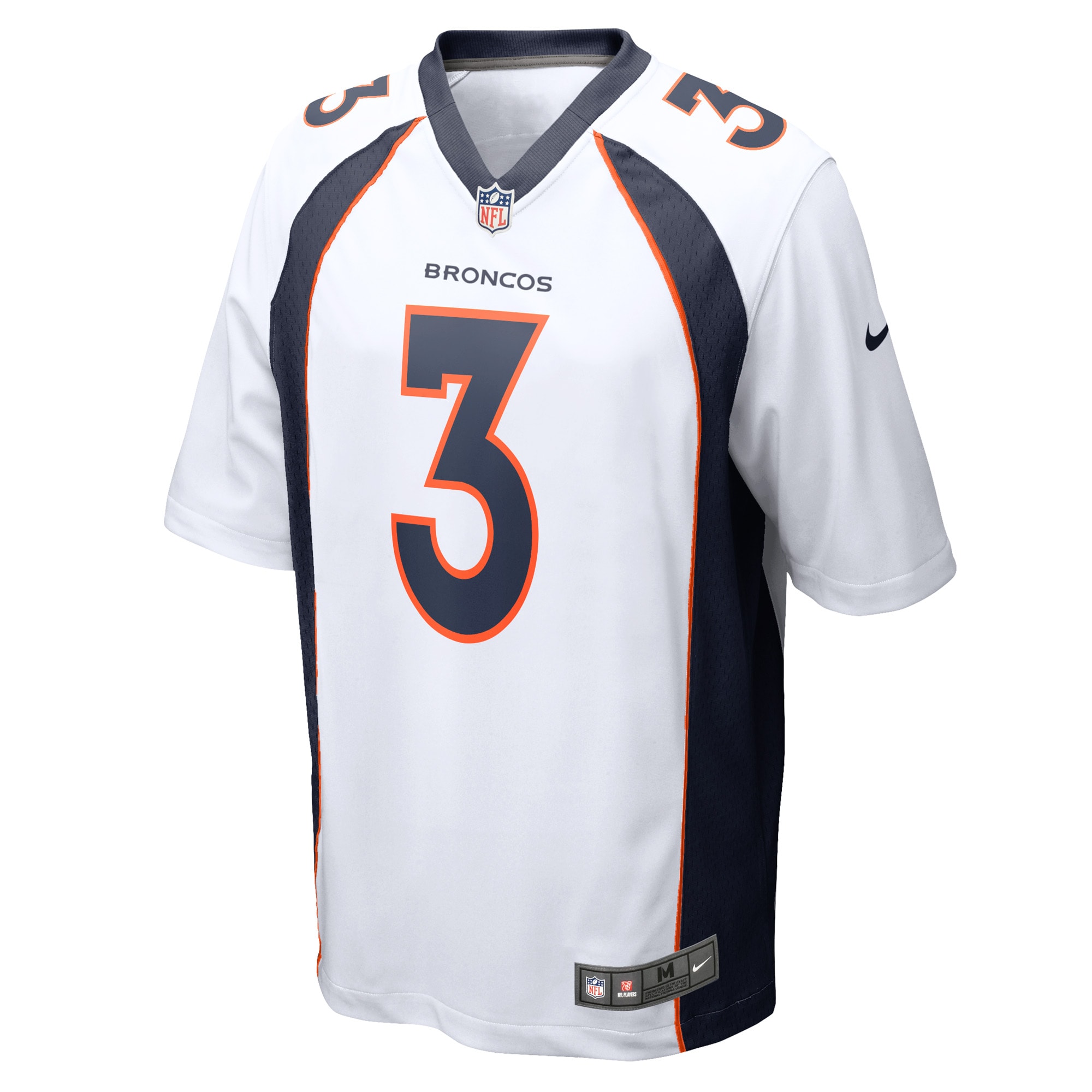 Russell Wilson Denver Broncos Nike Game Jersey - White - vstockx