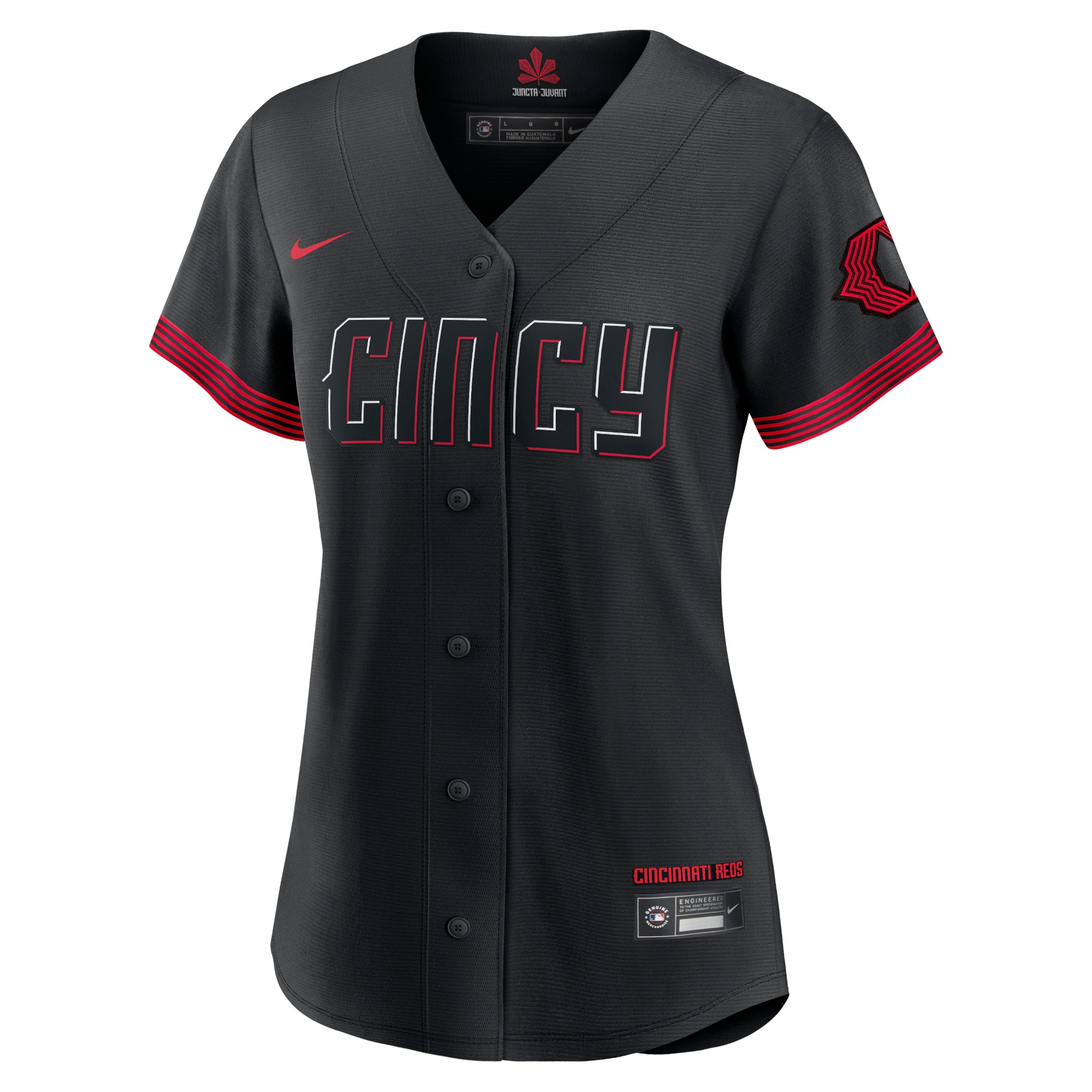 Cincinnati Reds Nike Women's 2023 City Connect Replica Jersey - Black - vstockx