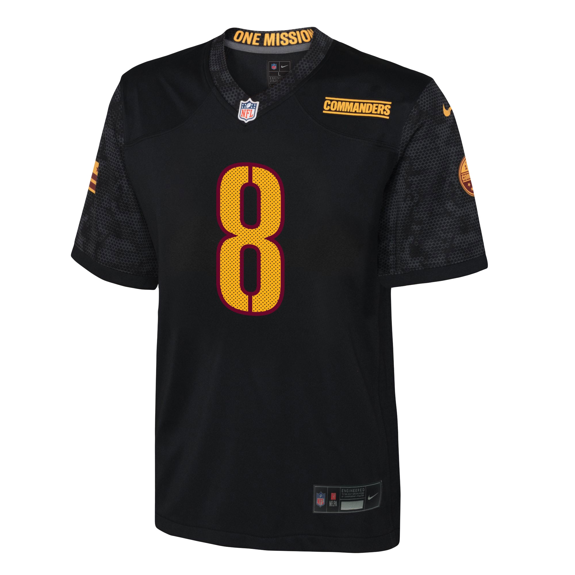Brian Robinson Jr. Washington Commanders Nike Youth Game Jersey - Black - vstockx