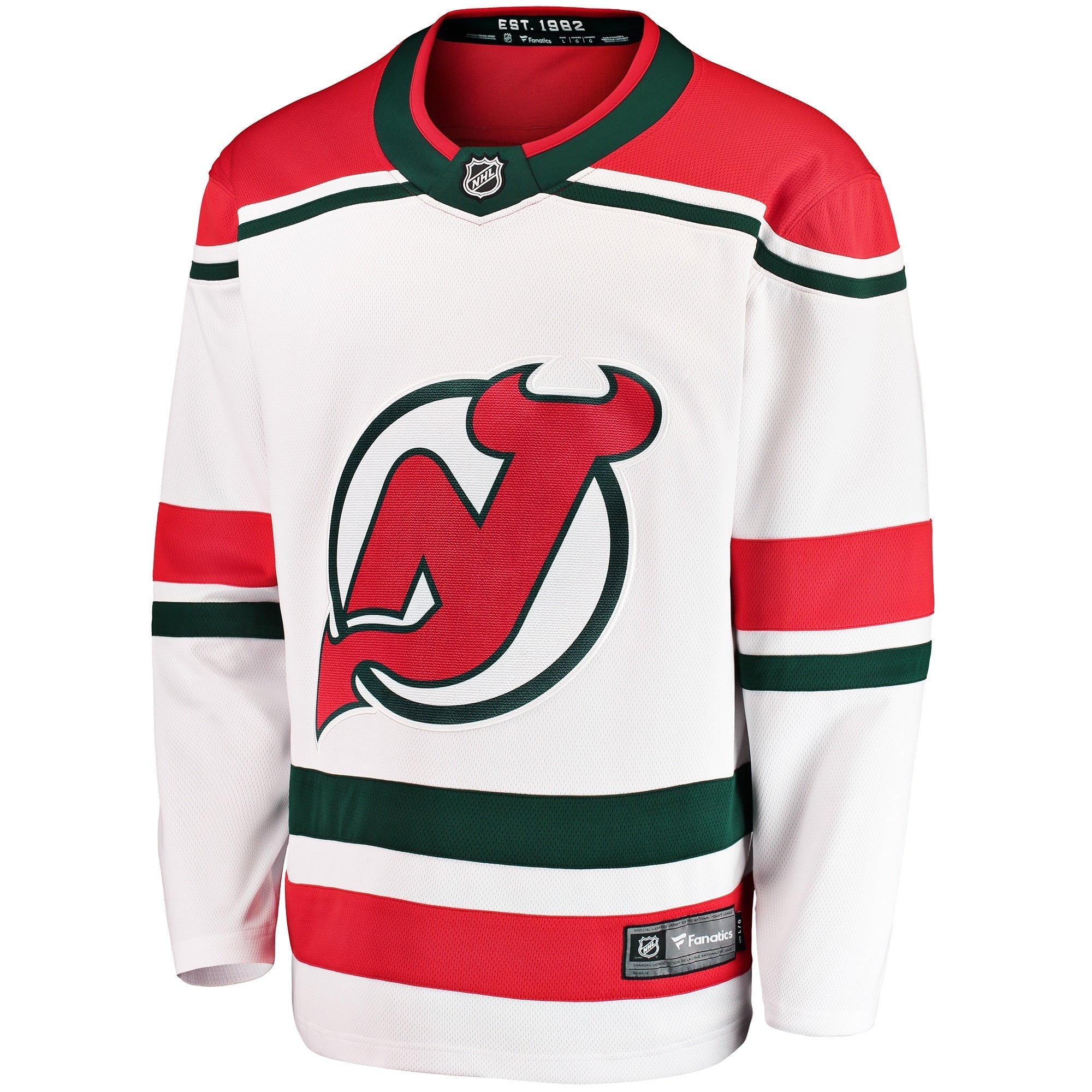Men's Fanatics Branded White New Jersey Devils 2022/23 Heritage Premier Breakaway Jersey - vstockx