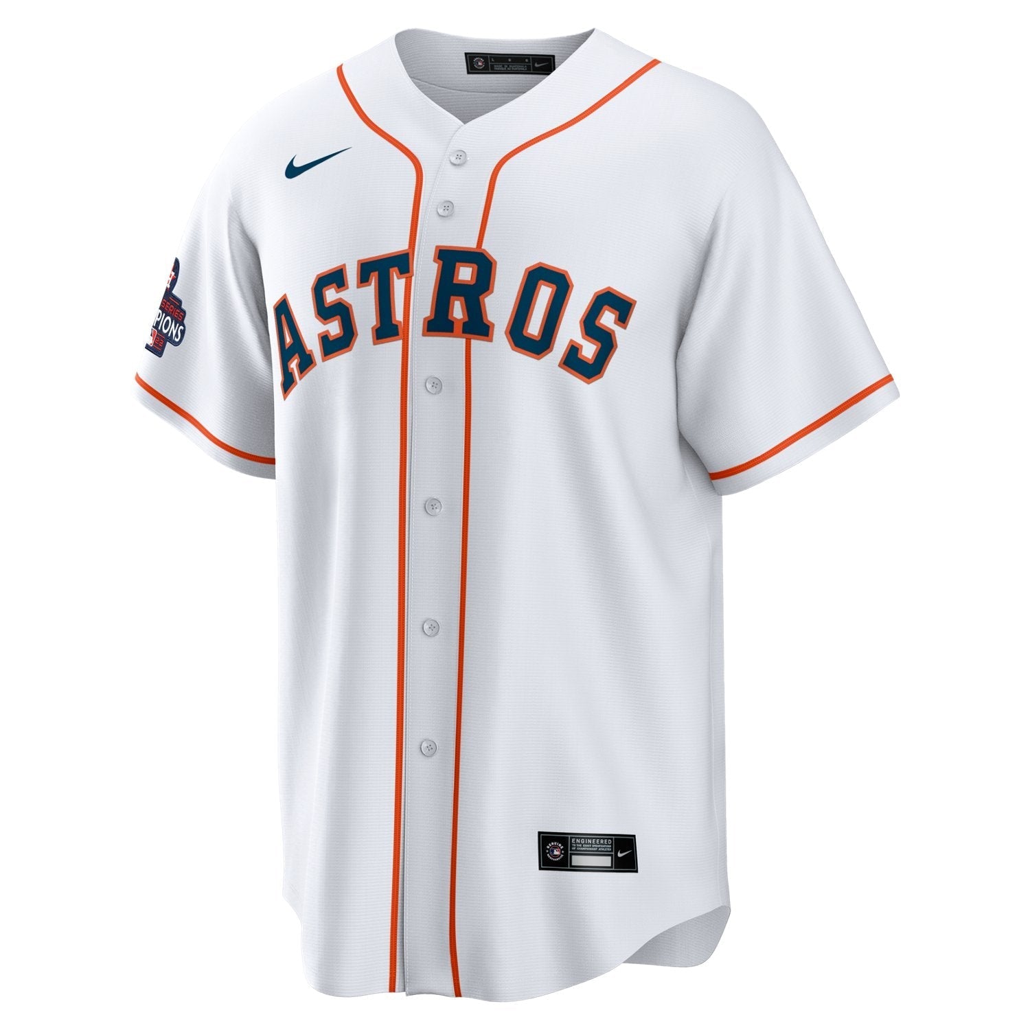 Nike Men's Houston Astros Alex Bregman 2022 World Series Champs Replica Jersey - vstockx