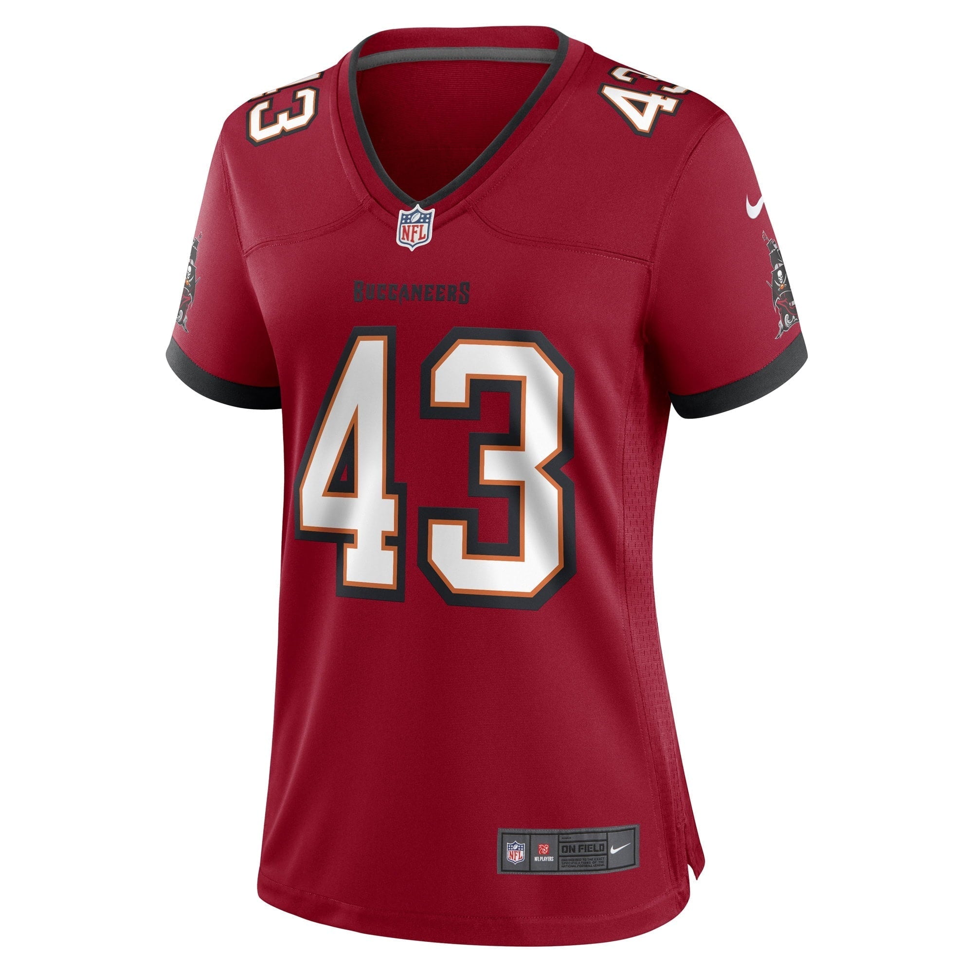 Women's Nike Patrick Laird Red Tampa Bay Buccaneers Game Player Jersey - vstockx