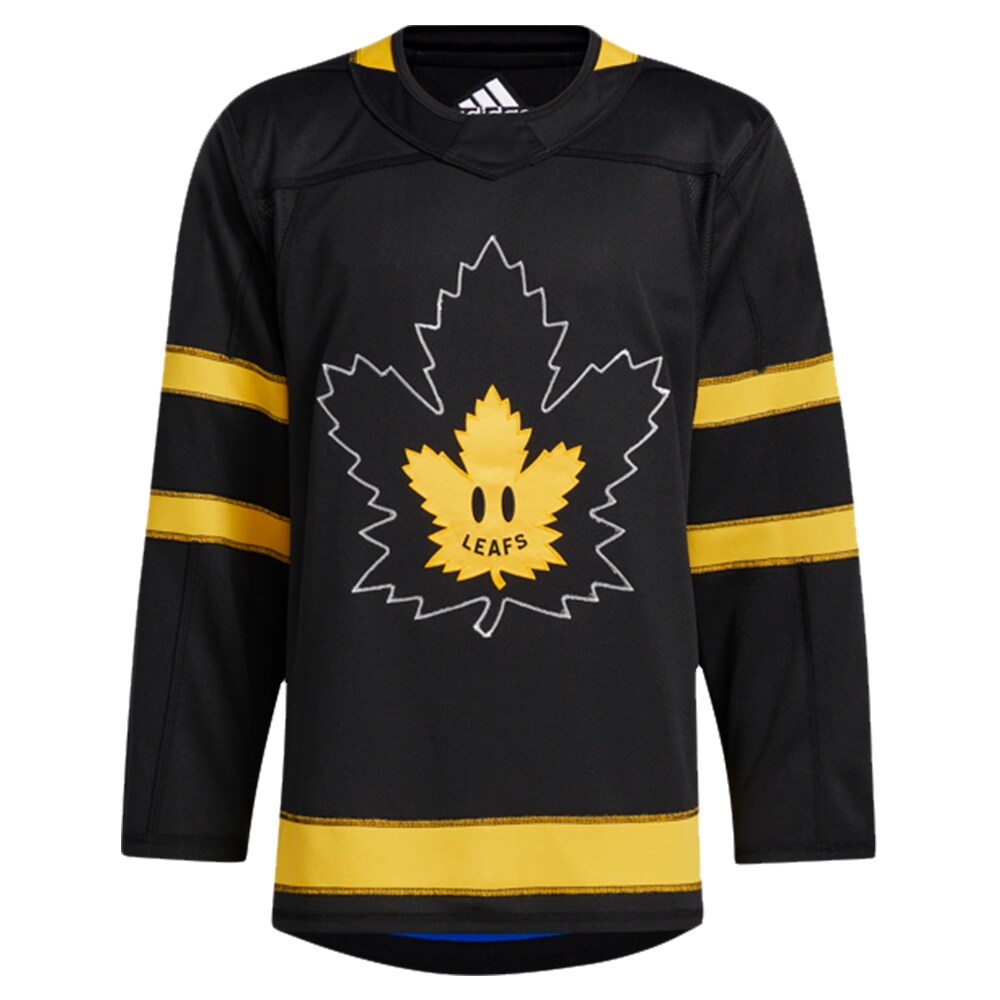adidas Authentic Toronto Maple Leafs x drew house Alternate Blank Jersey - Black - vstockx