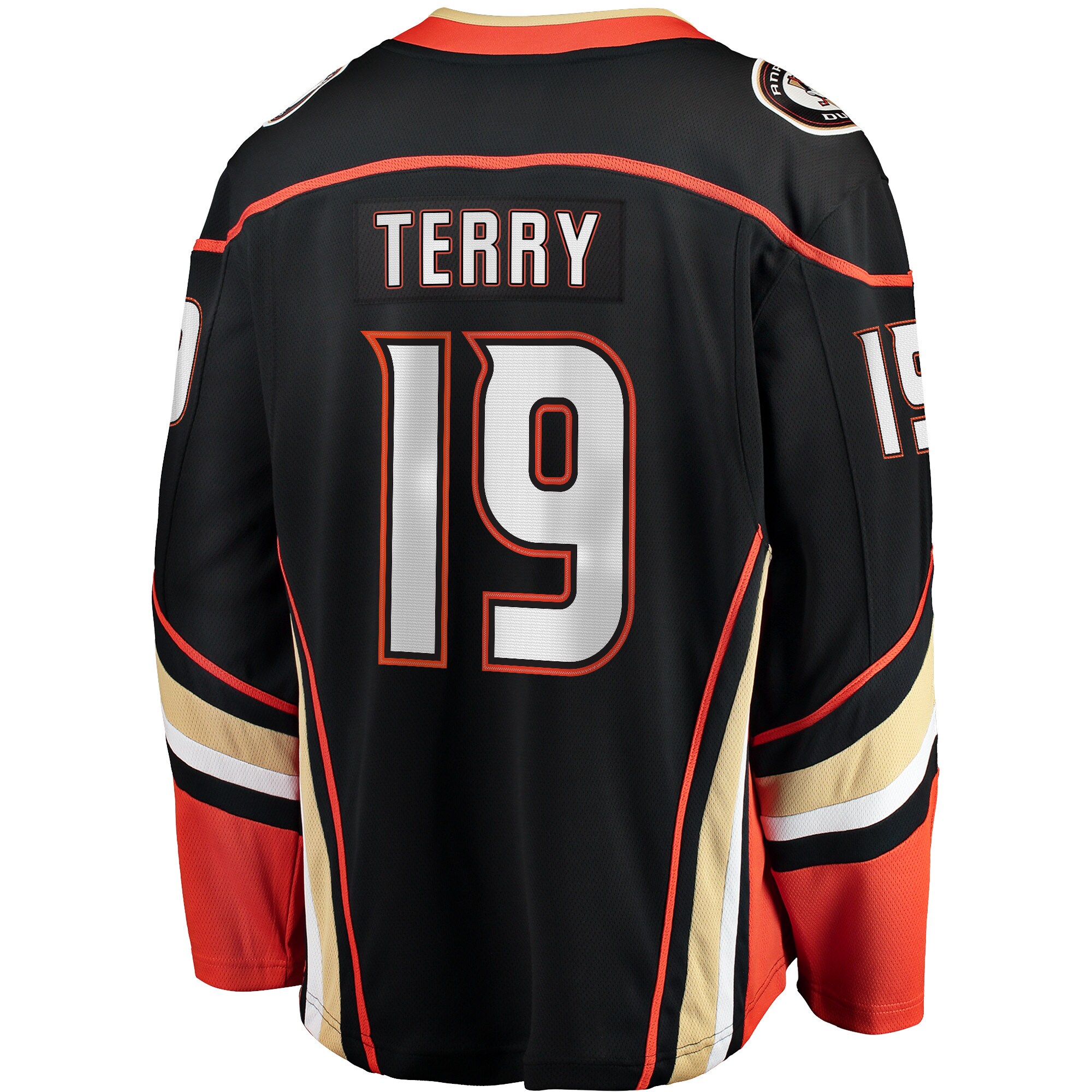 Troy Terry Anaheim Ducks Fanatics Branded Home Team Breakaway Player Jersey - Black - vstockx
