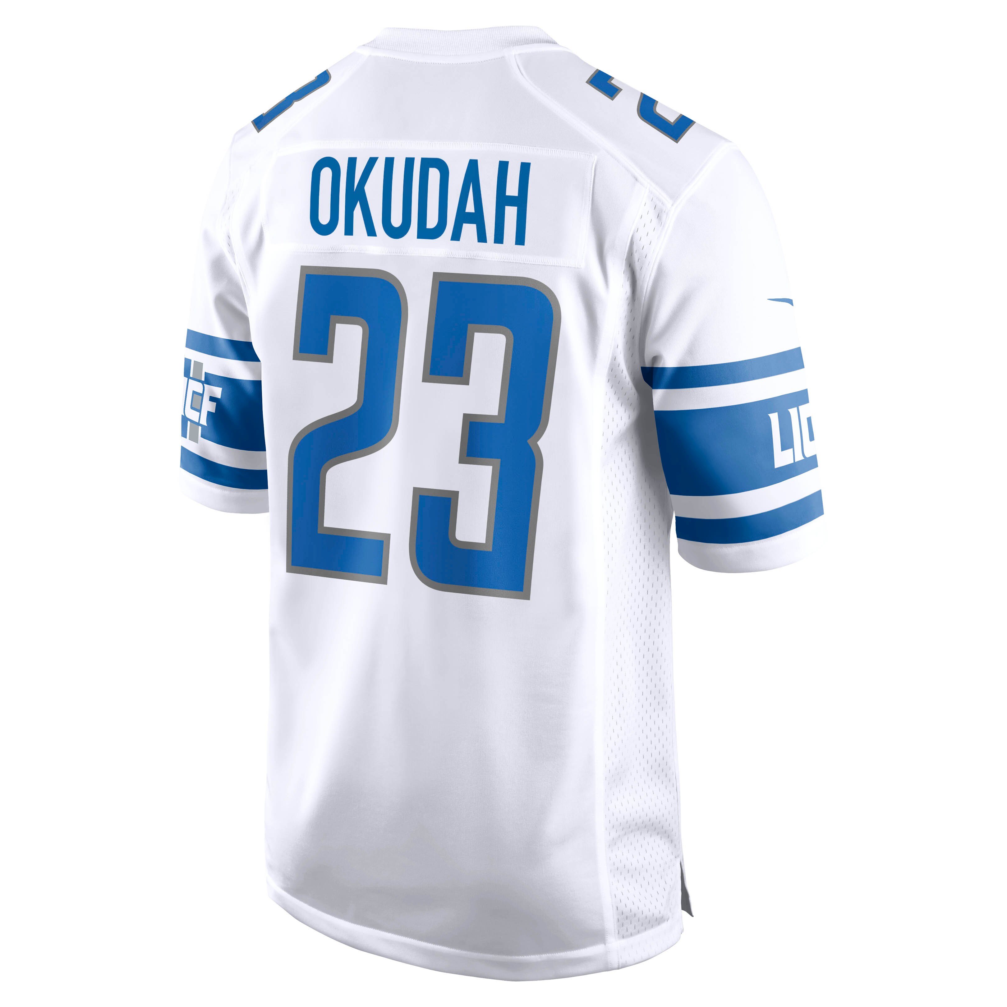 Jeff Okudah Detroit Lions Nike Game Player Jersey - White - vstockx