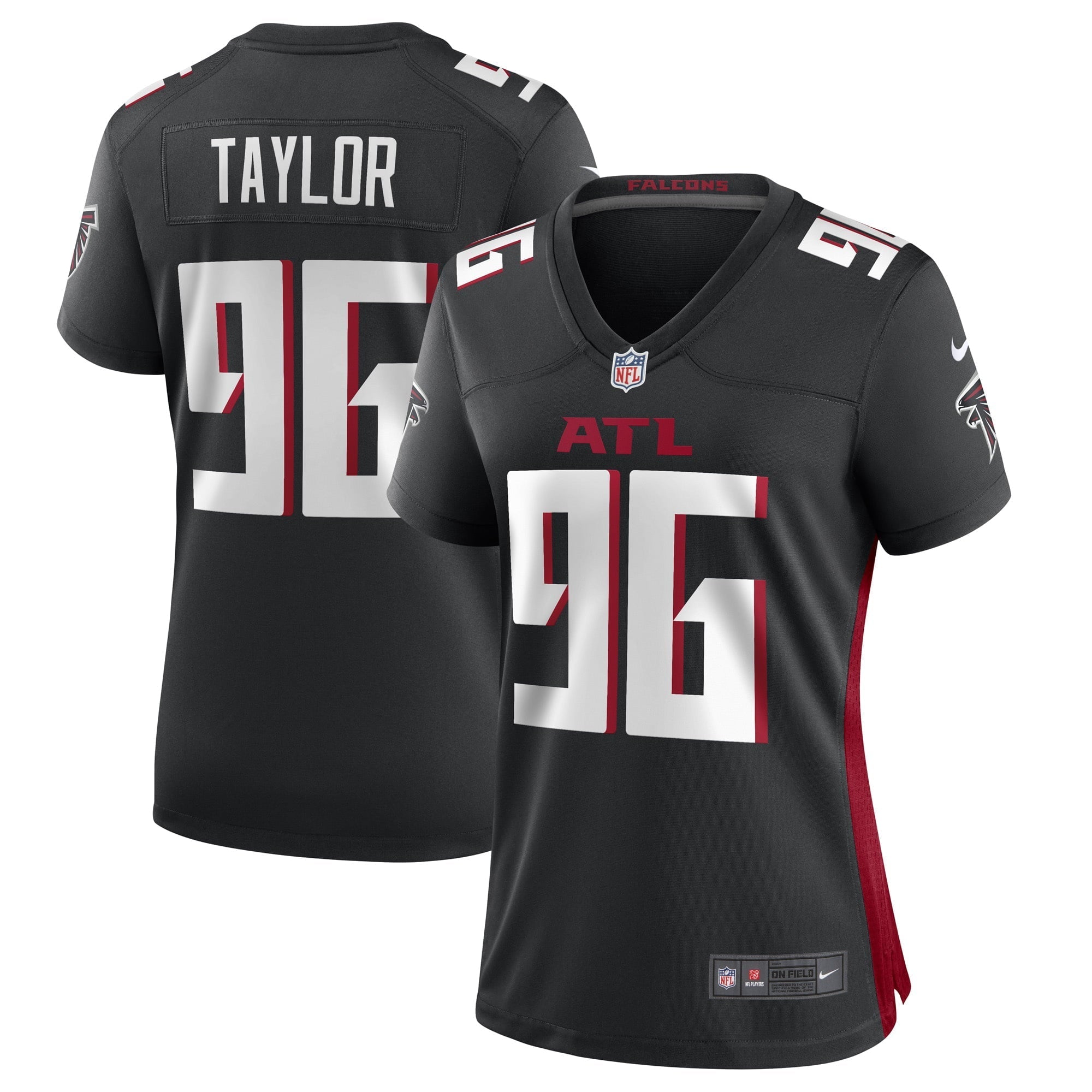 Women's Nike Vincent Taylor Black Atlanta Falcons Game Player Jersey - vstockx