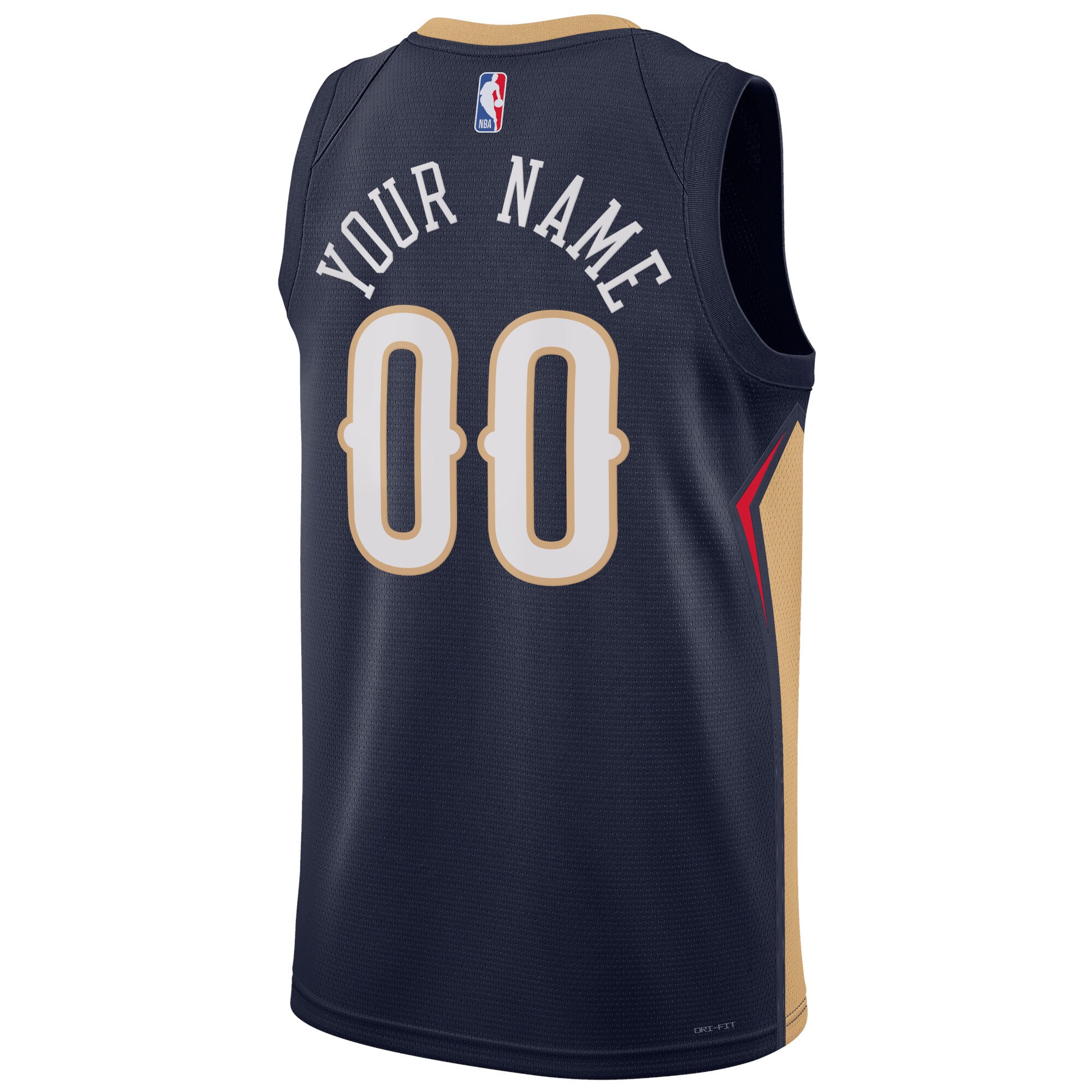 New Orleans Pelicans Nike Unisex 2022/23 Swingman Custom Jersey Navy - Icon Edition - vstockx