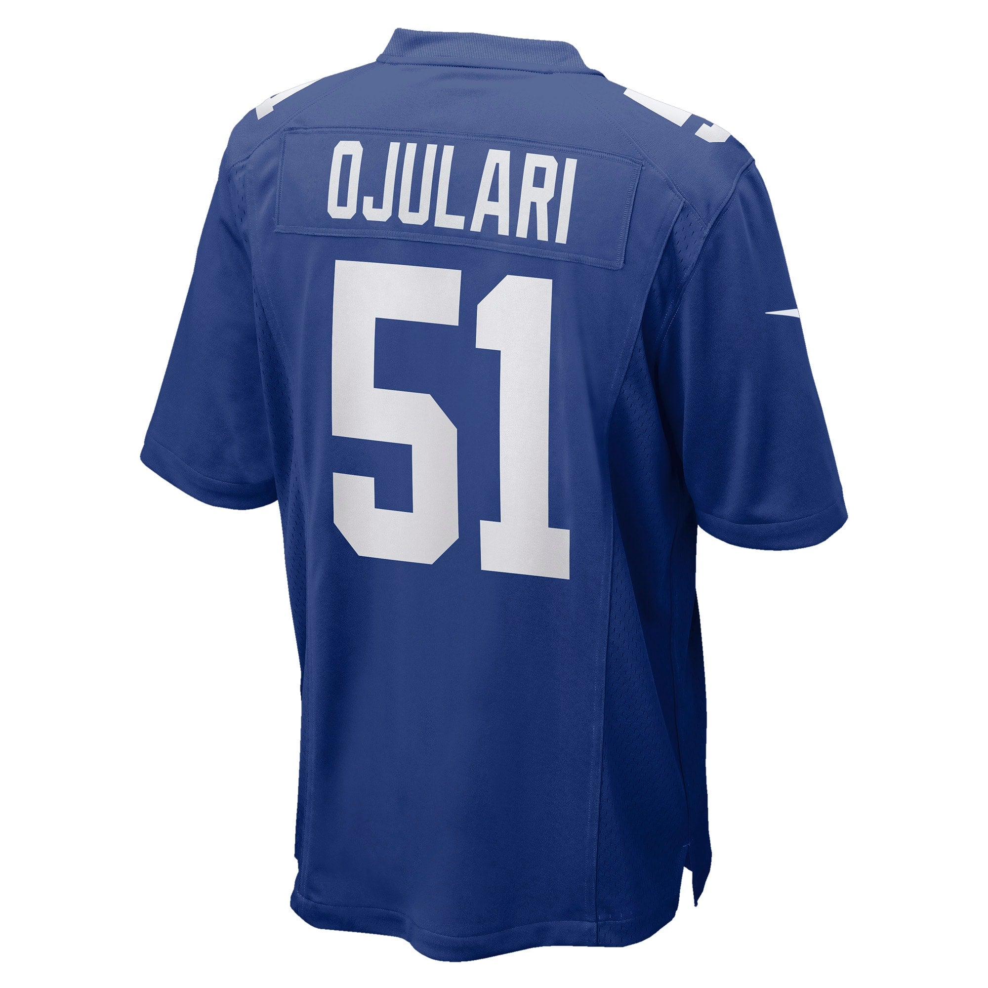 Men's Nike Azeez Ojulari Royal New York Giants Game Player Jersey - vstockx