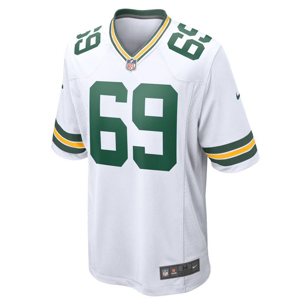 Youth Green Bay Packers David Bakhitari Game Jersey - White - vstockx