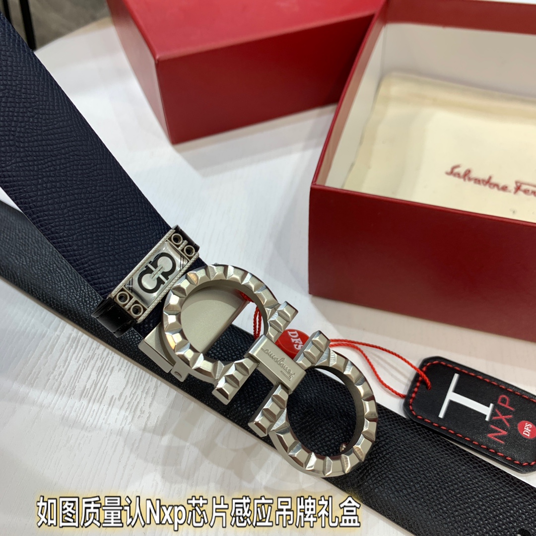 Streetwear Belt Ferragamo 319445 size:3.5cm - vstockx