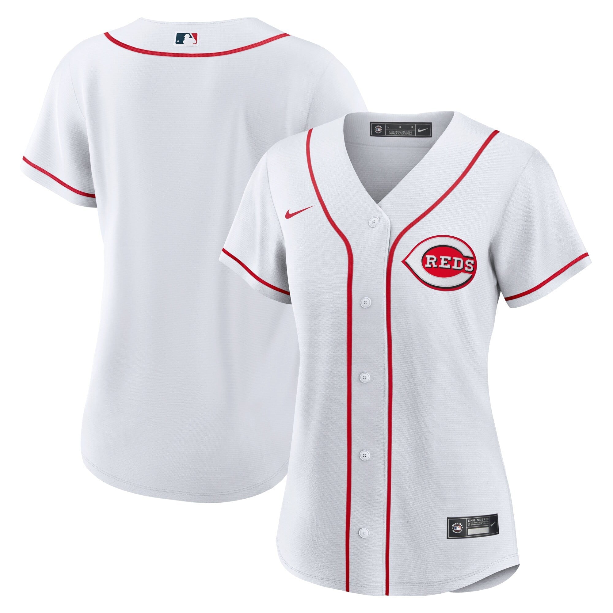 Women's Nike White Cincinnati Reds Home Blank Replica Jersey - vstockx