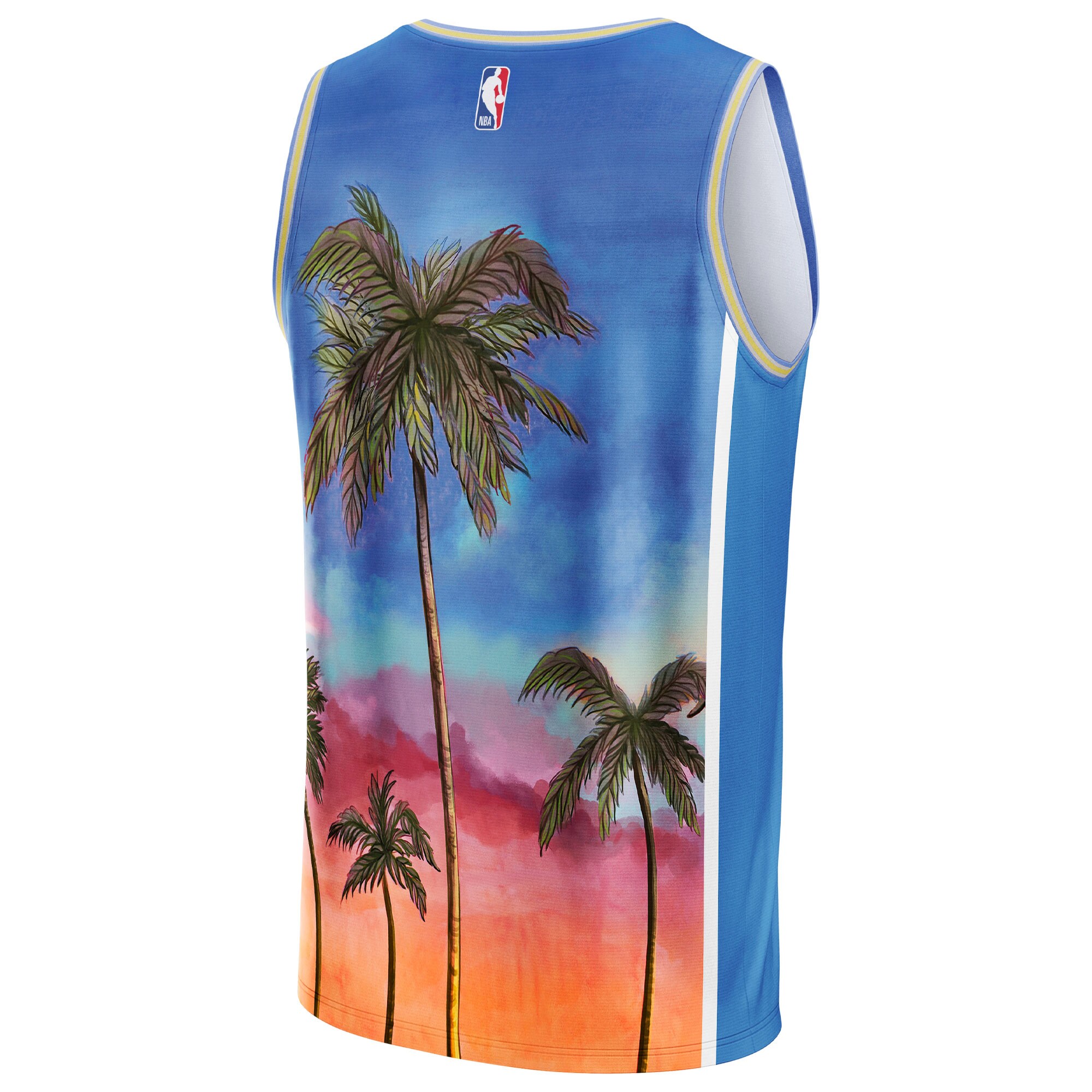 Miami Heat NBA & KidSuper Studios by Fanatics Unisex Hometown Jersey - Blue - vstockx