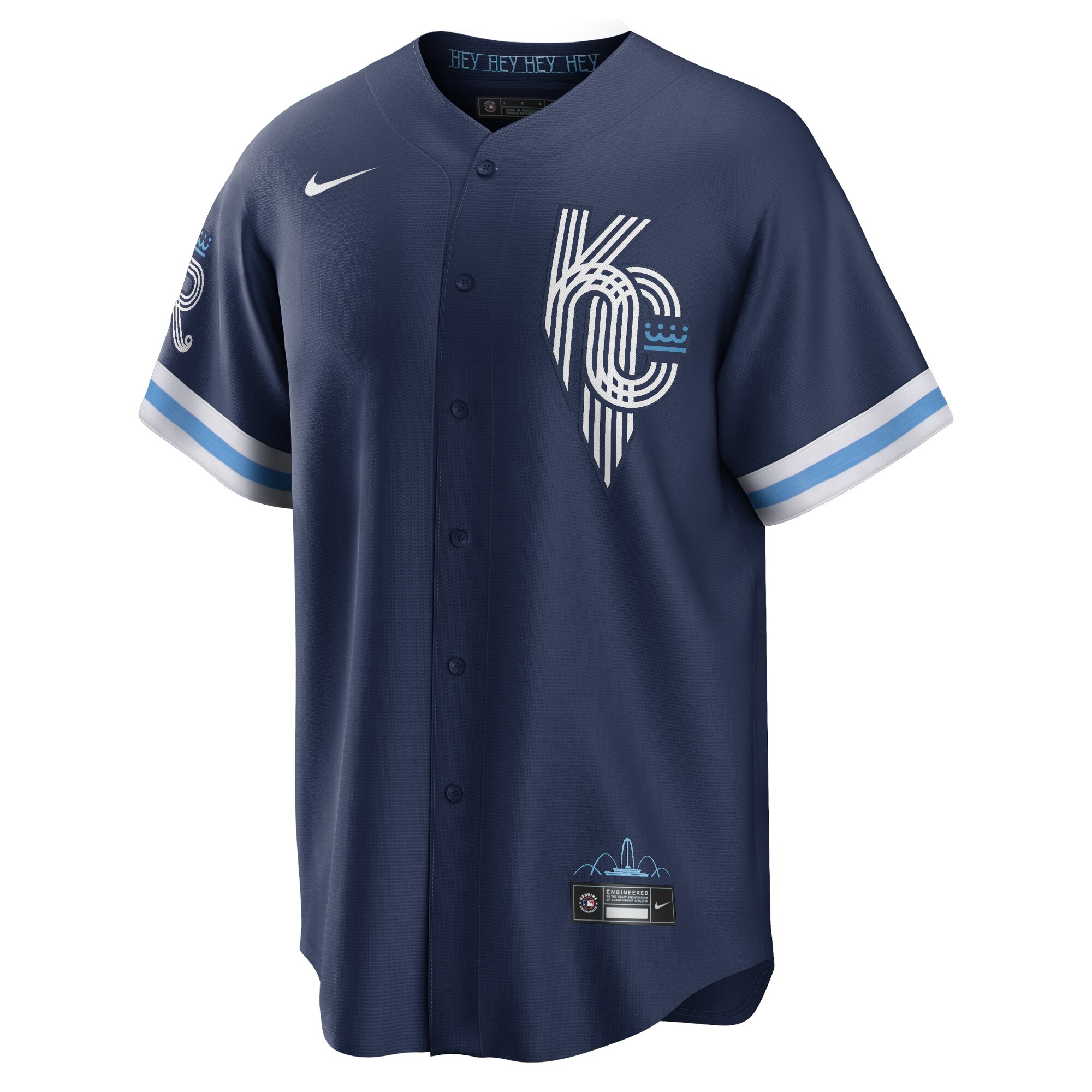 Whit Merrifield Kansas City Royals Nike 2022 City Connect Replica Player Jersey - Navy - vstockx