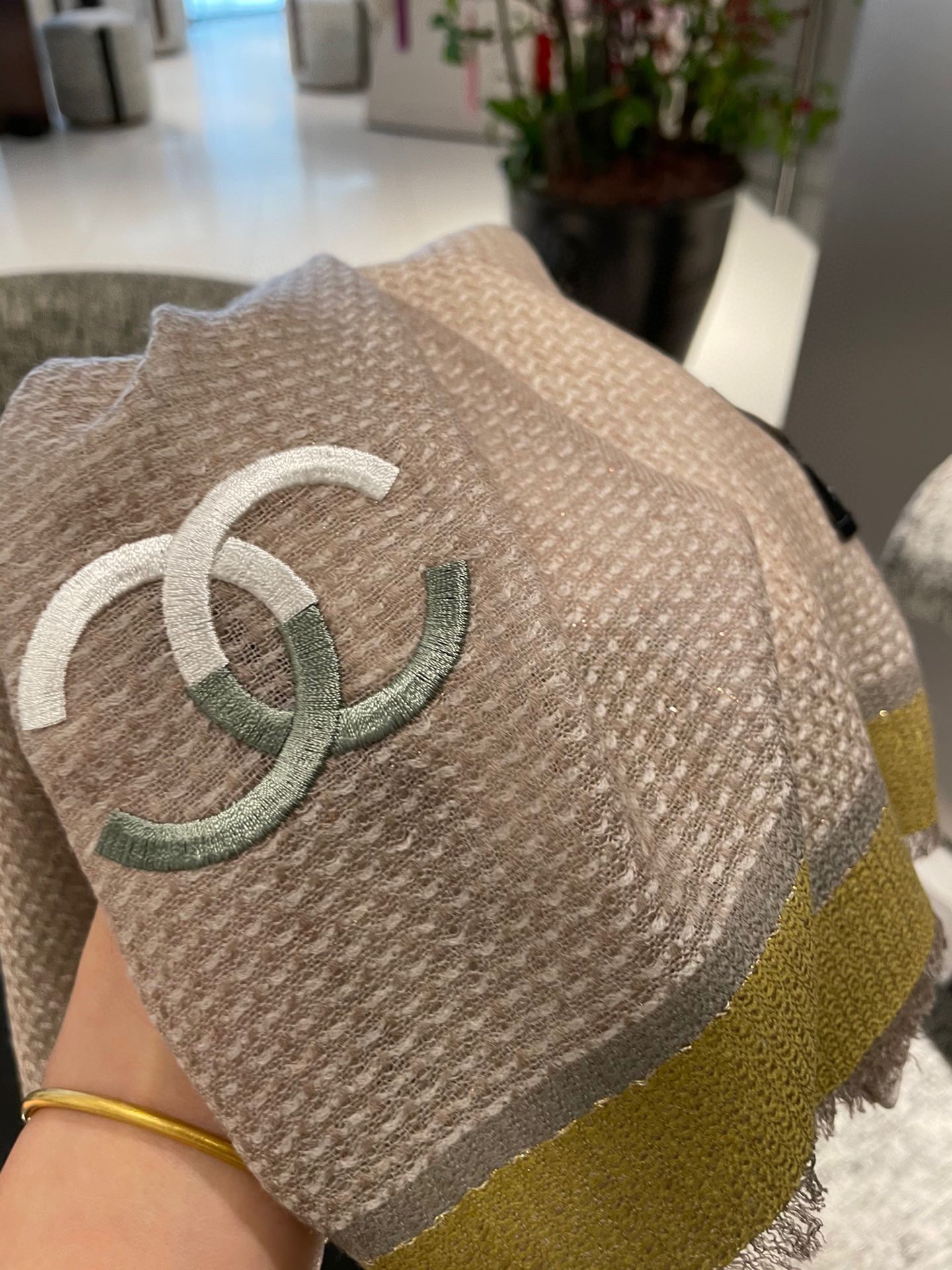 Streetwear Scarf CHANEL 328932 SIZE:90*200cm - vstockx