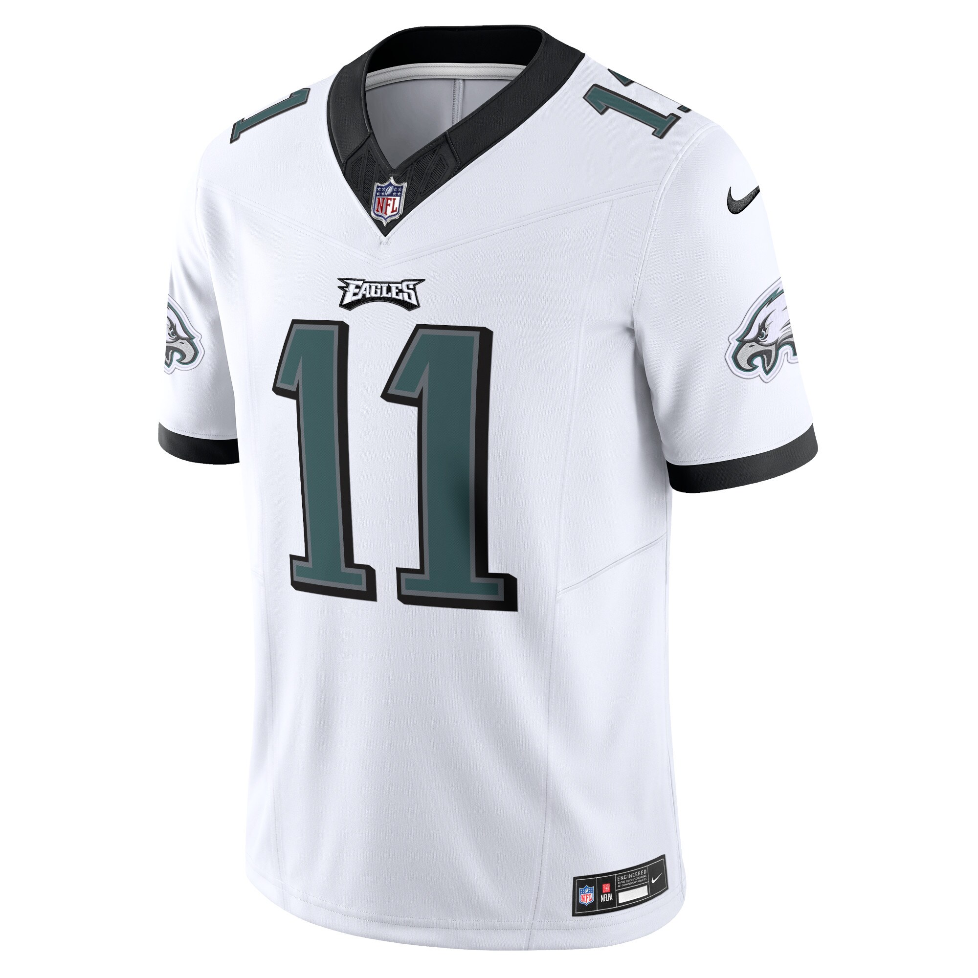 A.J. Brown Philadelphia Eagles Nike Vapor F.U.S.E. Limited Jersey - White - vstockx